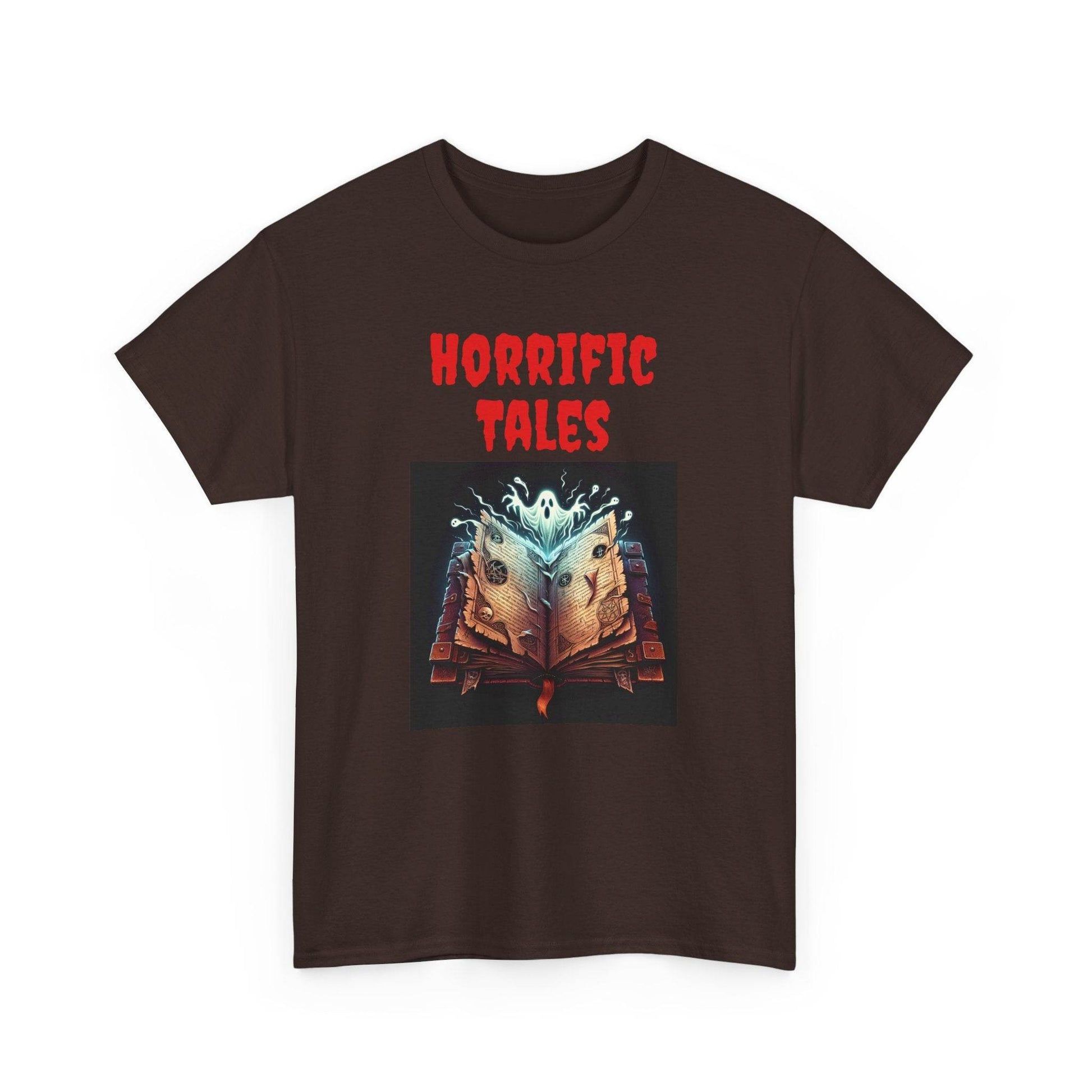 Horrific Tales - A Unisex Heavy Cotton Tee - Perfect Gift for Book Lovers - The Dreamer's Bookshop.