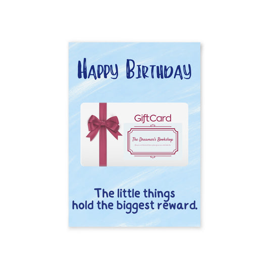 The Dreamer's Bookshop "The Little Things" Birthday Card - The Dreamer's Bookshop.