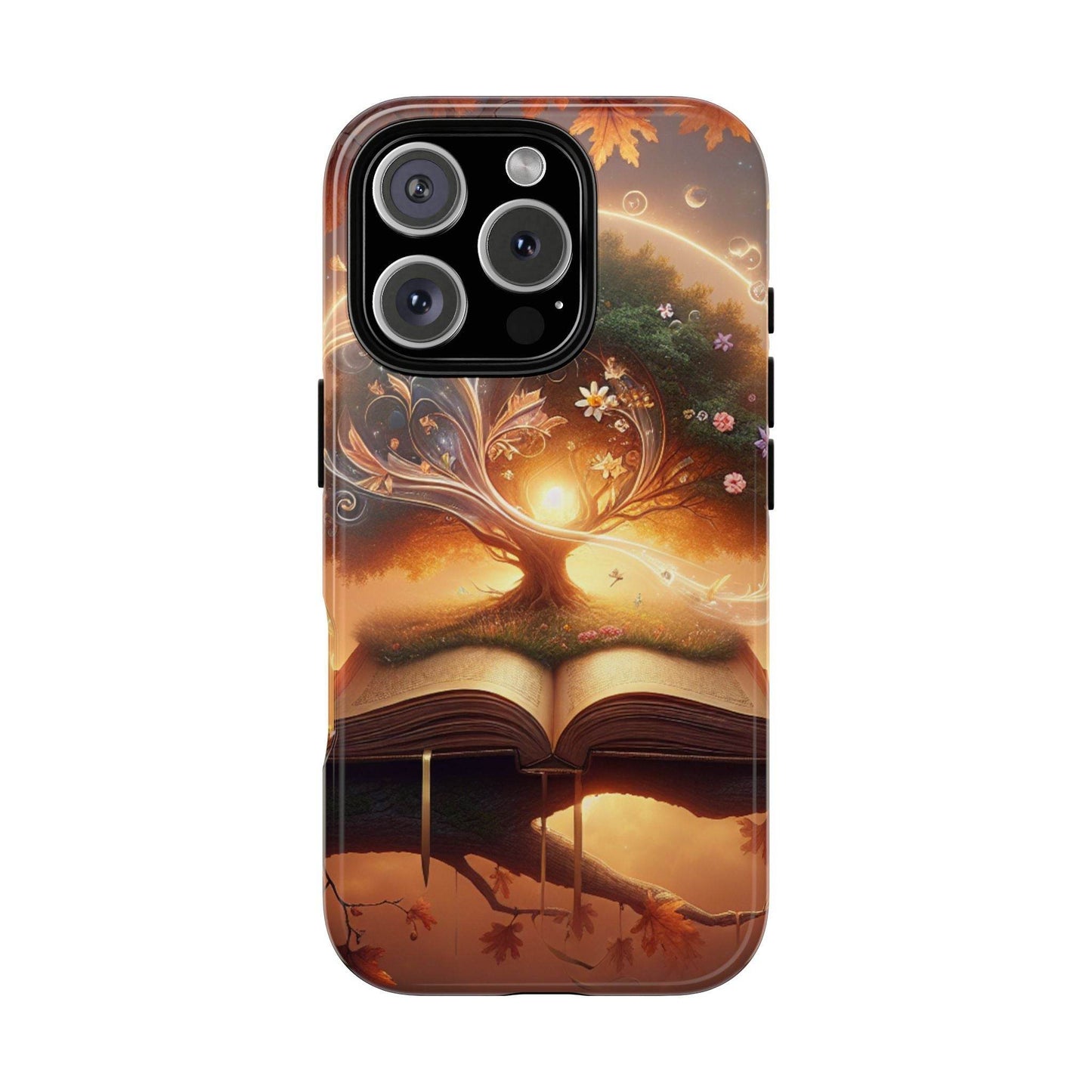 Nature-Inspired iPhone & Samsung Phone Case with Tree of Life Design - The Dreamer's Bookshop.