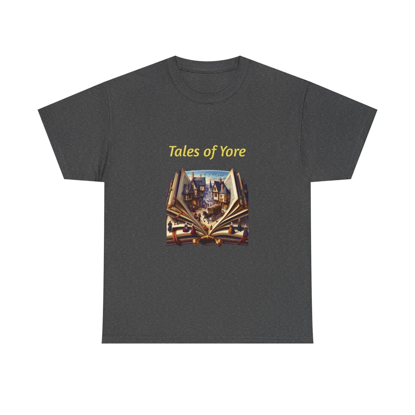Tales of Yore - Graphic Tee - Unisex Heavy Cotton T-Shirt Historical Books - The Dreamer's Bookshop.