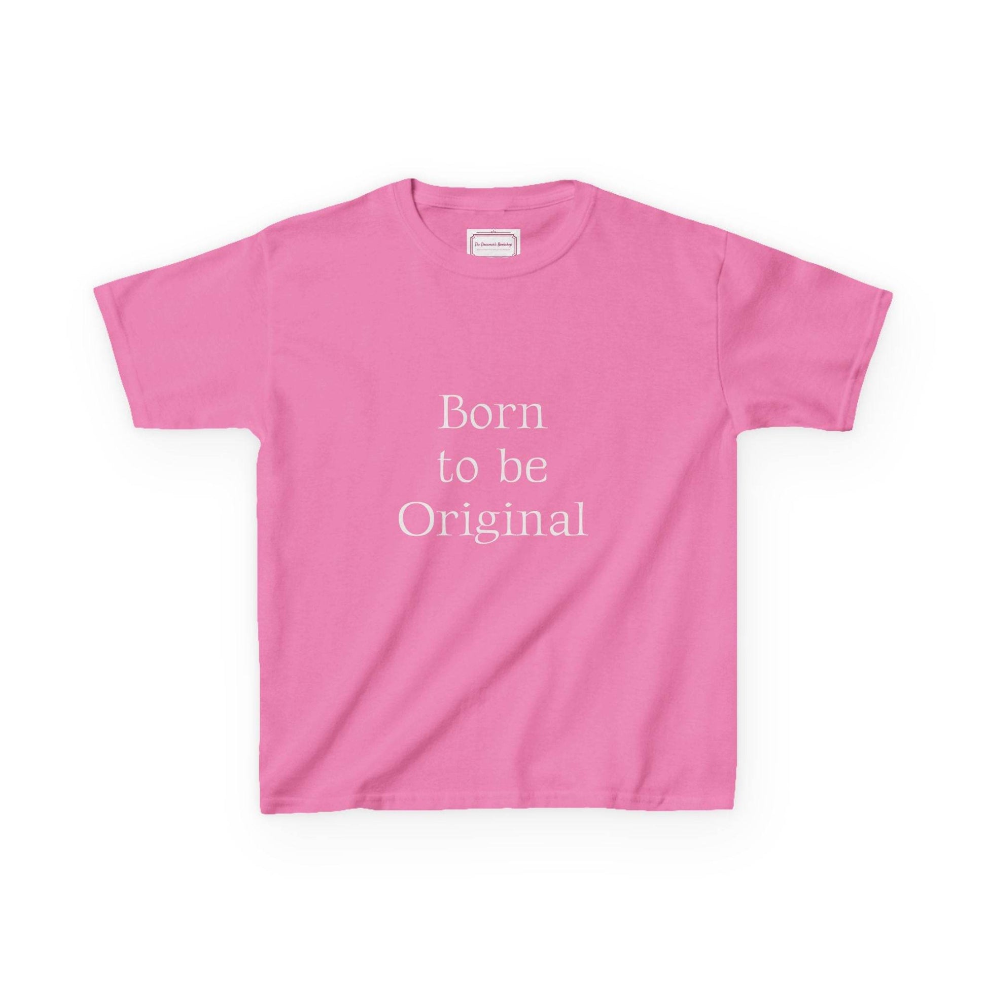 EU - Kids 'Born to be Original' Cotton Tee - Support Young Creators - The Dreamer's Bookshop.