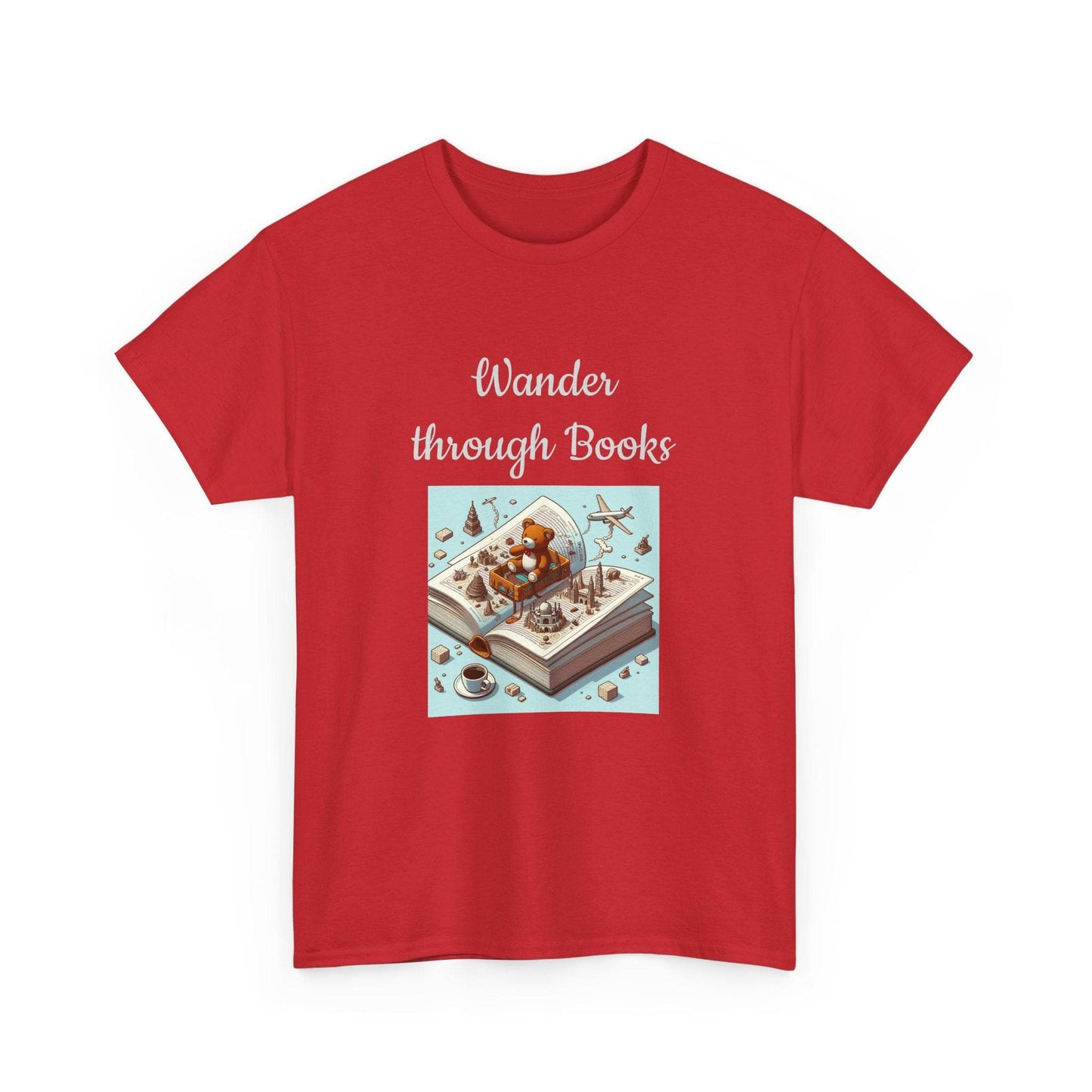 Wander - A Unisex Heavy Cotton Tee - Perfect Gift for Book Lovers - The Dreamer's Bookshop.