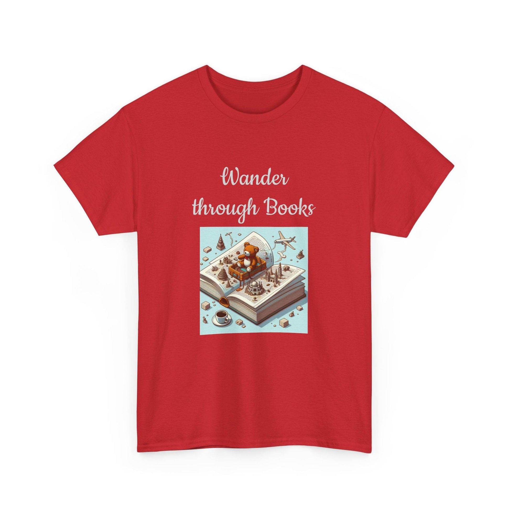 Wander - A Unisex Heavy Cotton Tee - Perfect Gift for Book Lovers - The Dreamer's Bookshop.