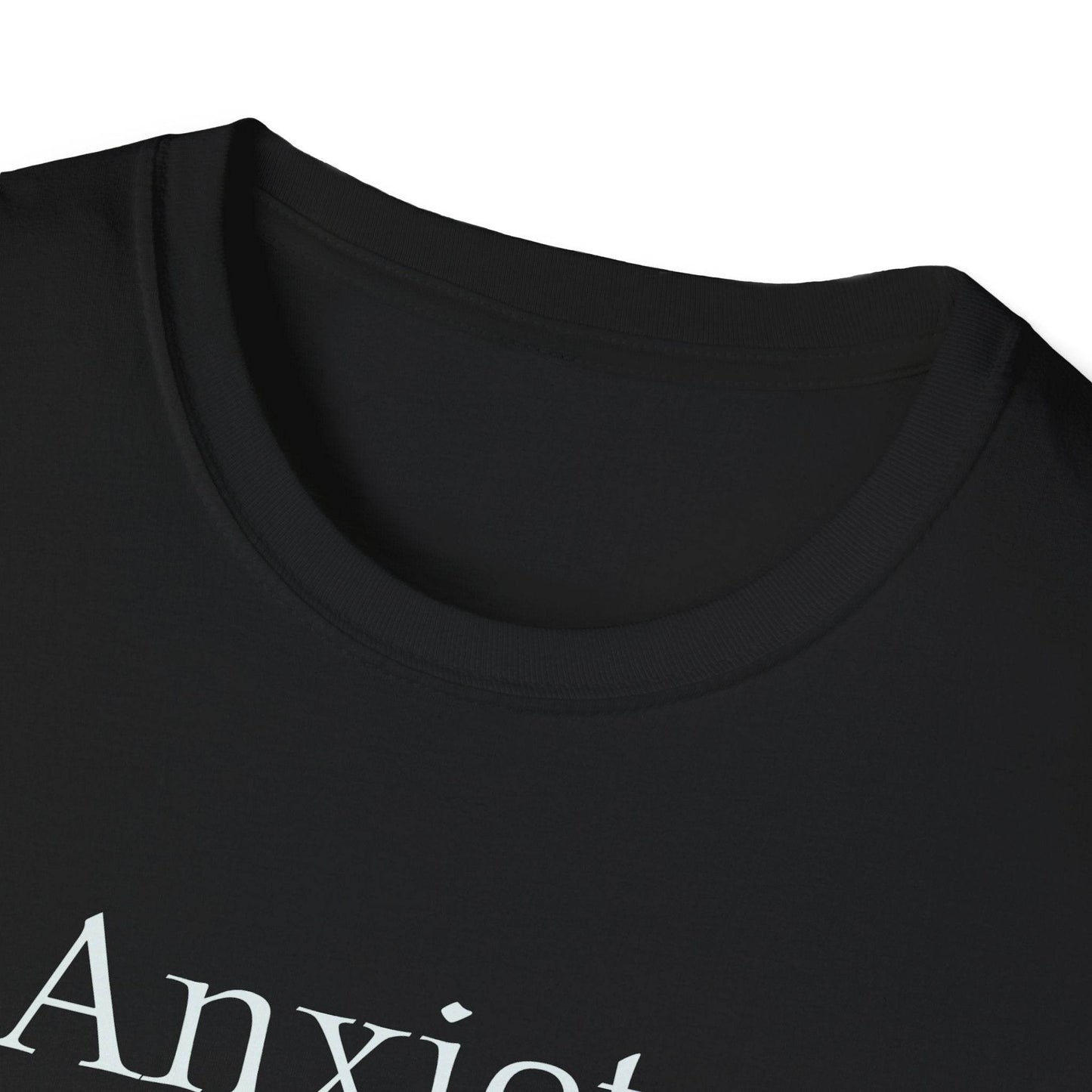 Anxiety Warrior Unisex Softstyle T-Shirt - Empowering Battle Against Mental Health - The Dreamer's Bookshop.