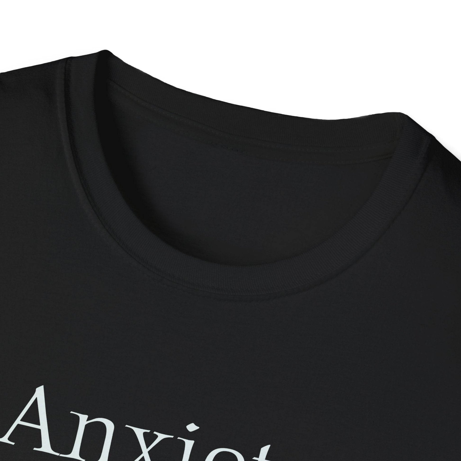 Anxiety Warrior Unisex Softstyle T-Shirt - Empowering Battle Against Mental Health - The Dreamer's Bookshop.