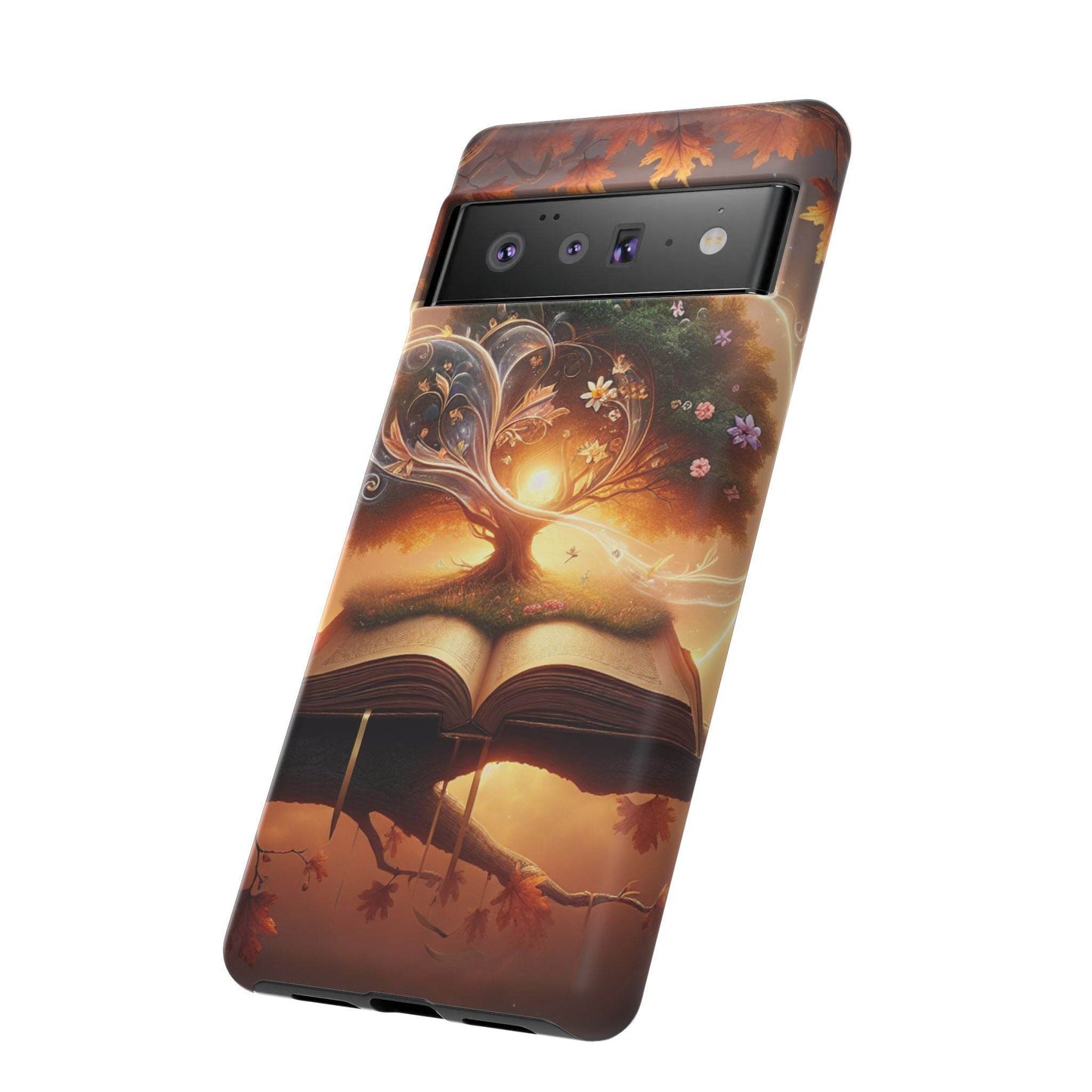 Google & Samsung - Artistic Phone Case with BookishTree Design - Tough Cases - The Dreamer's Bookshop.