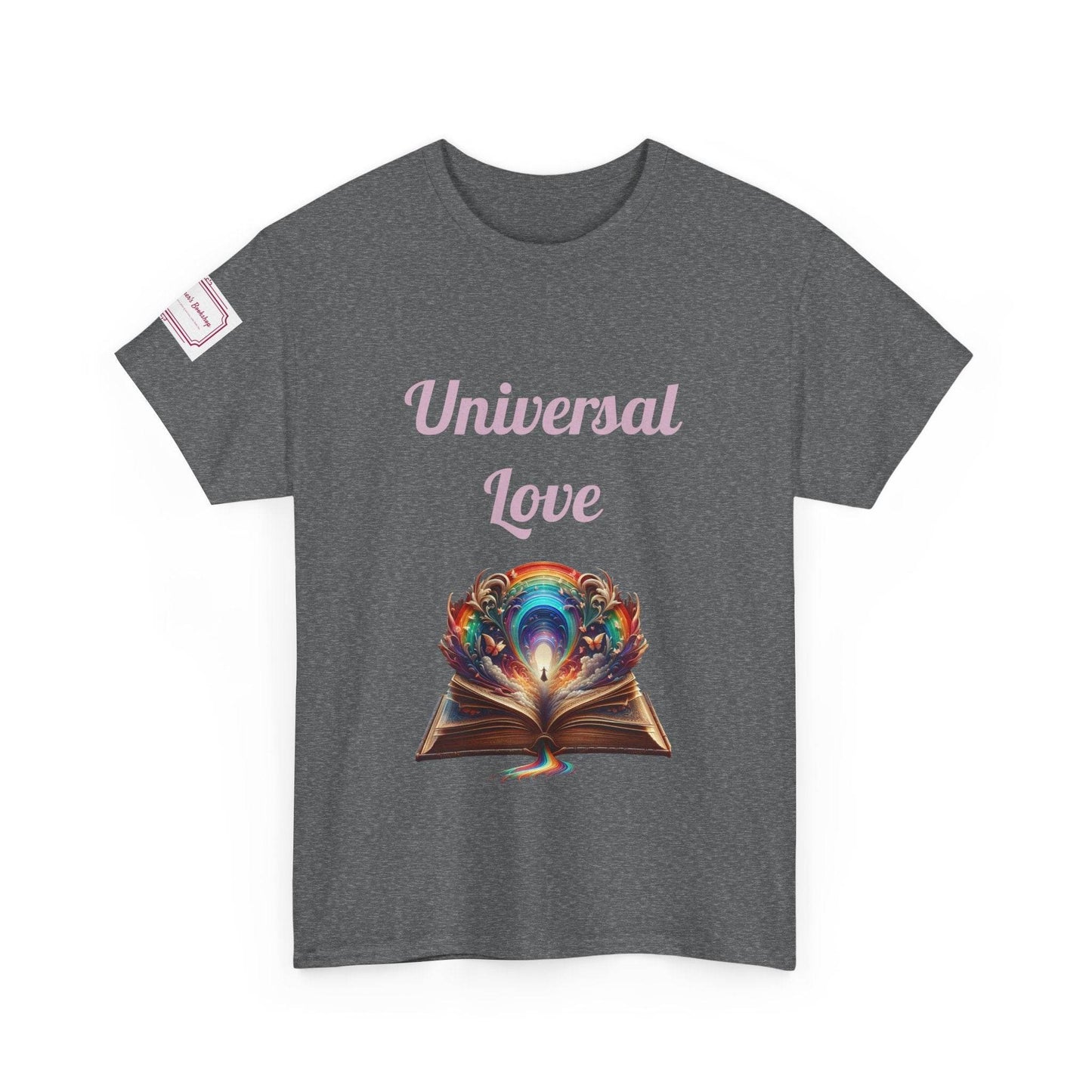 Universal Love - Graphic Unisex Heavy Cotton Tee - Queer Romance Books - The Dreamer's Bookshop.