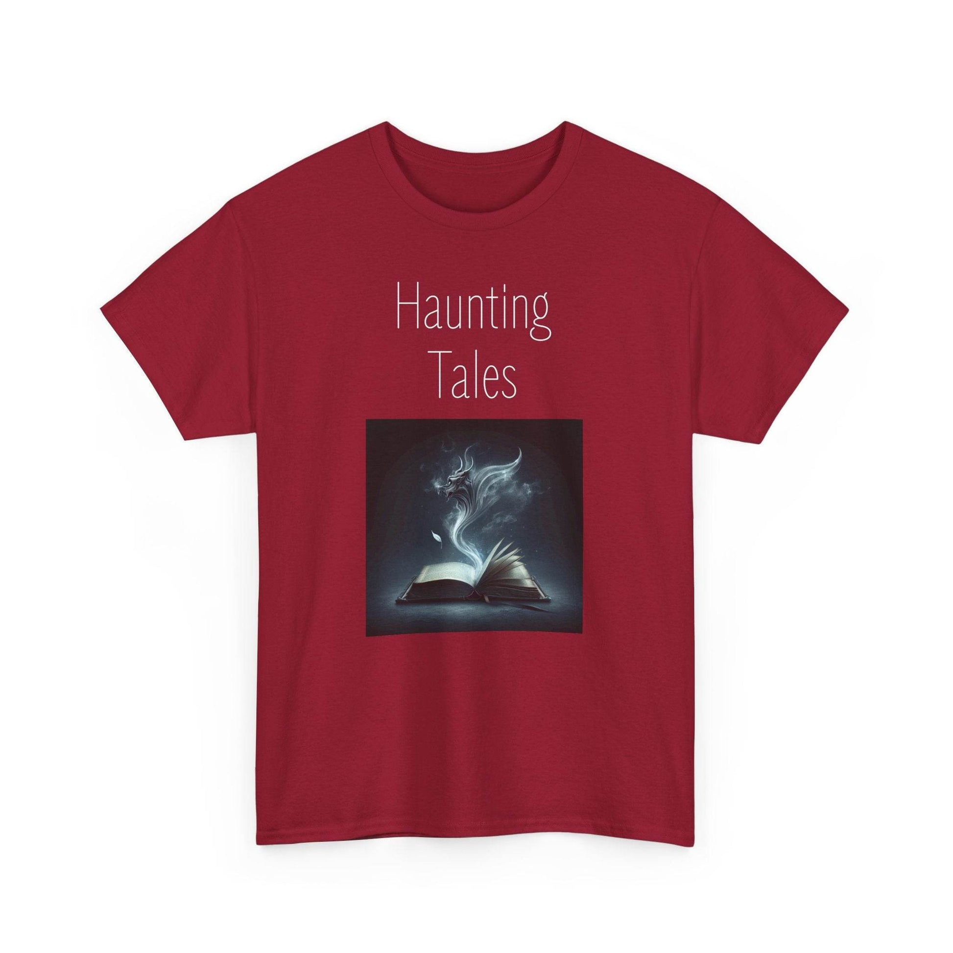 Haunting Tales - A Unisex Heavy Cotton Tee - Perfect Gift for Book Lovers - The Dreamer's Bookshop.