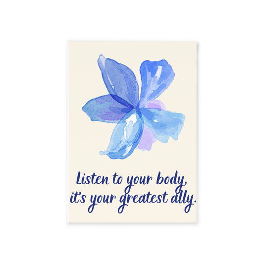 The Dreamer's Bookshop - Love Yourself Card "Listen" - The Dreamer's Bookshop.