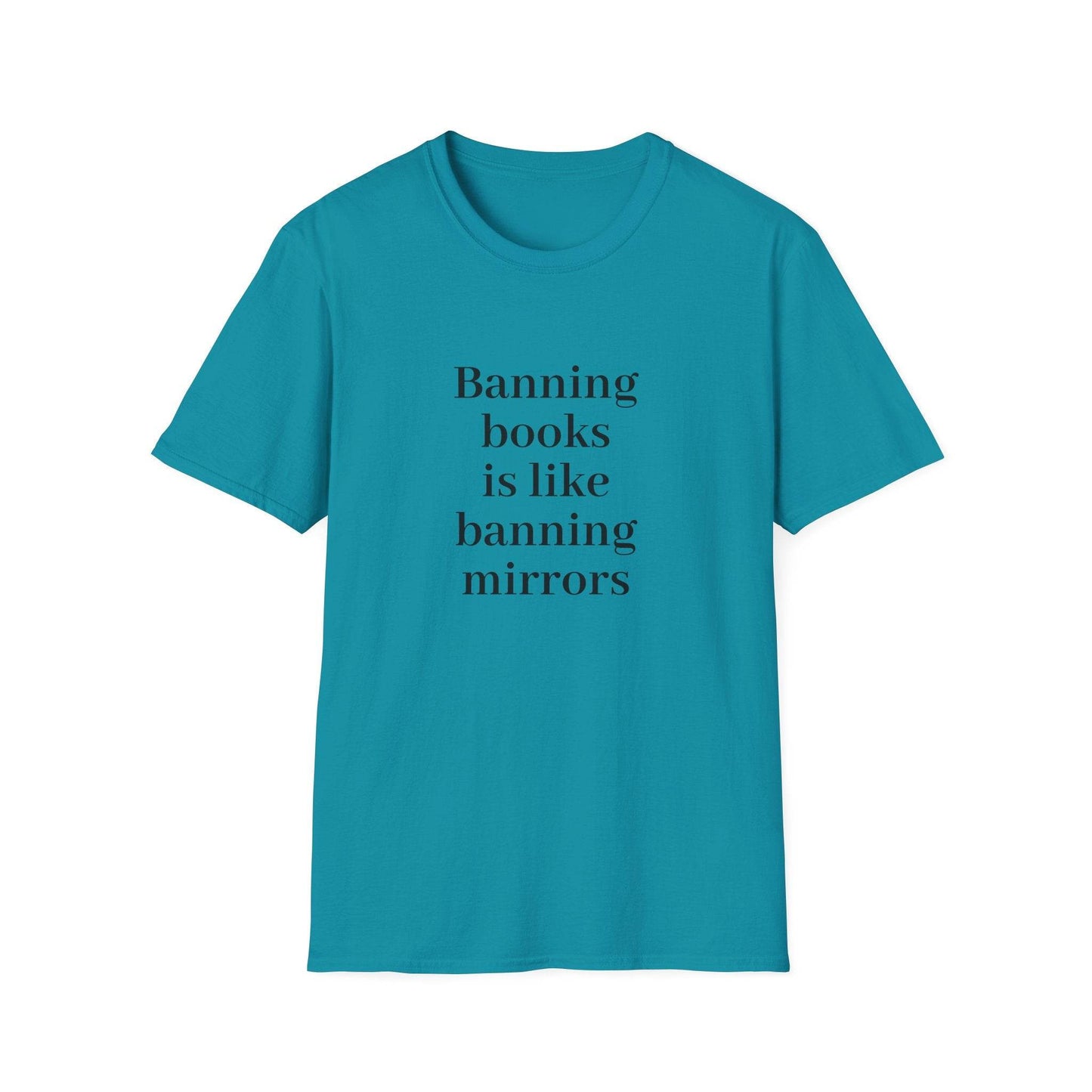 Unisex Softstyle T-Shirt - 'Banning Books' - The Dreamer's Bookshop.