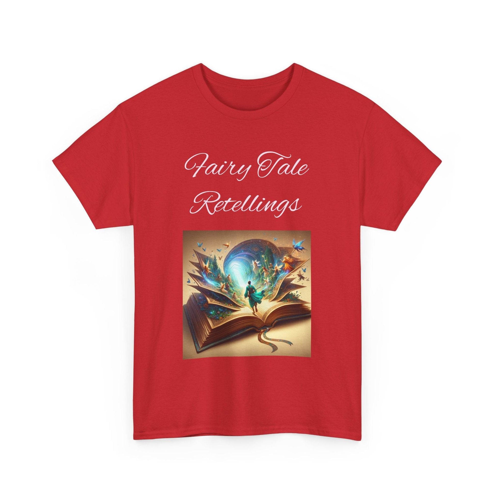 Fiction - Unisex Heavy Cotton Tee - Fairy Tale Retellings - The Dreamer's Bookshop.