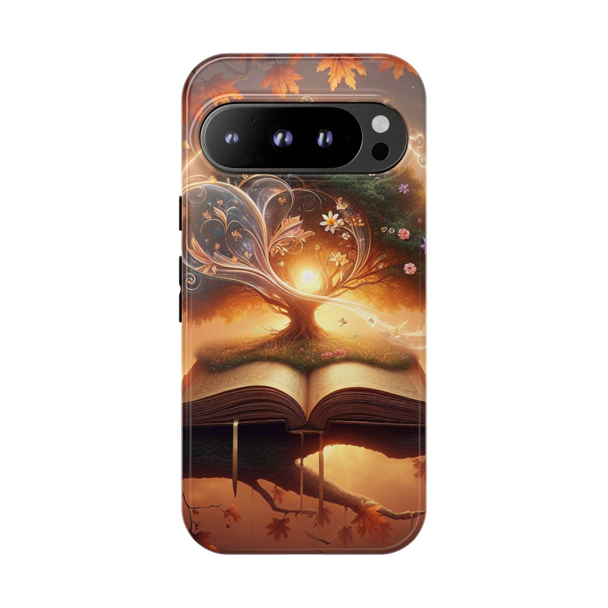 Google & Samsung - Artistic Phone Case with BookishTree Design - Tough Cases - The Dreamer's Bookshop.