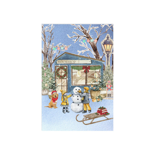 The Dreamer's Bookshop "Winter Bookshop" Christmas Card