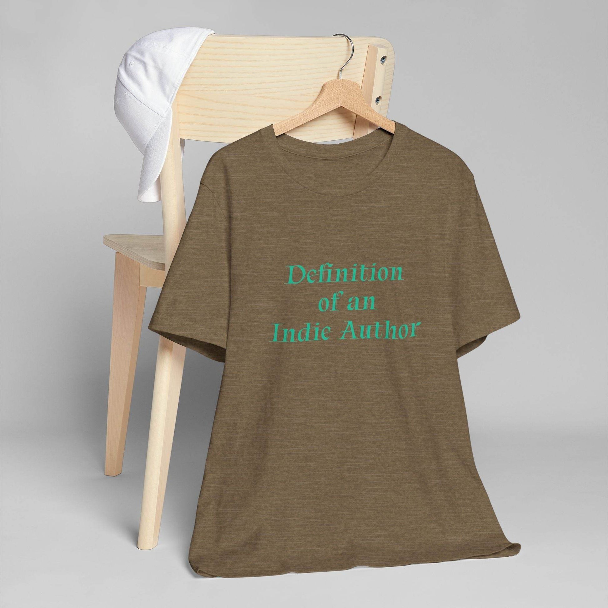Unisex Jersey T-Shirt - 'Indie Author' Inspirational - The Dreamer's Bookshop.