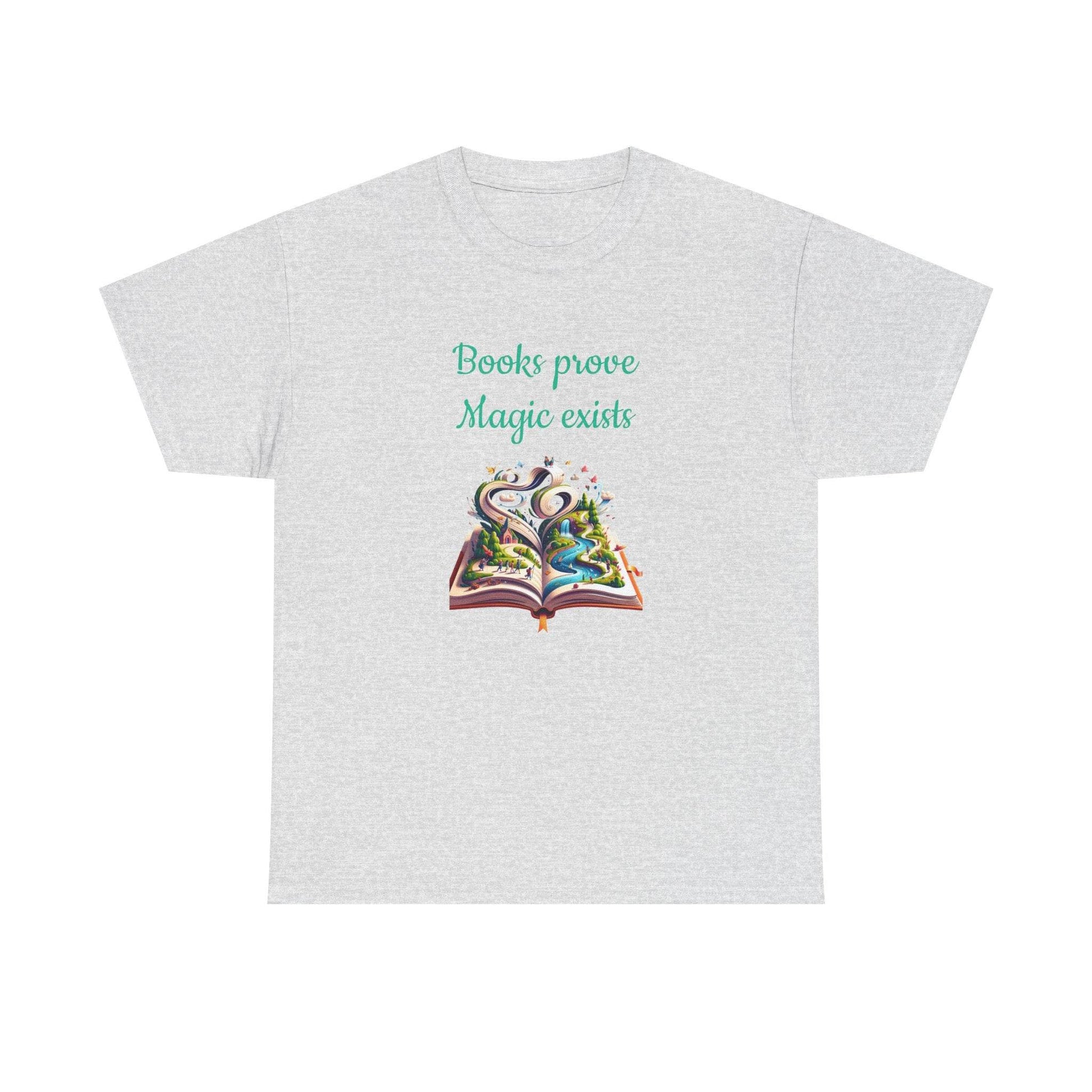 Magic Exists -A Unisex Heavy Cotton Tee - Perfect Gift for Book Lovers - The Dreamer's Bookshop.