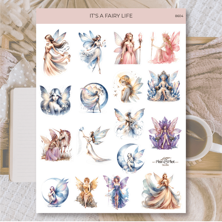 Plan & Plot Studio - Het is een sprookjesleven | stickers - The Dreamer's Bookshop.