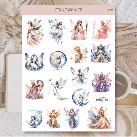 Plan & Plot Studio - Het is een sprookjesleven | stickers - The Dreamer's Bookshop.
