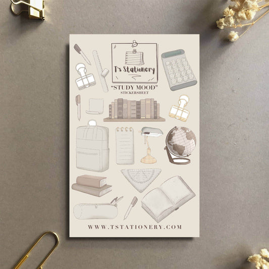 T's Stationery - „Study Mood” - The Dreamer's Bookshop.