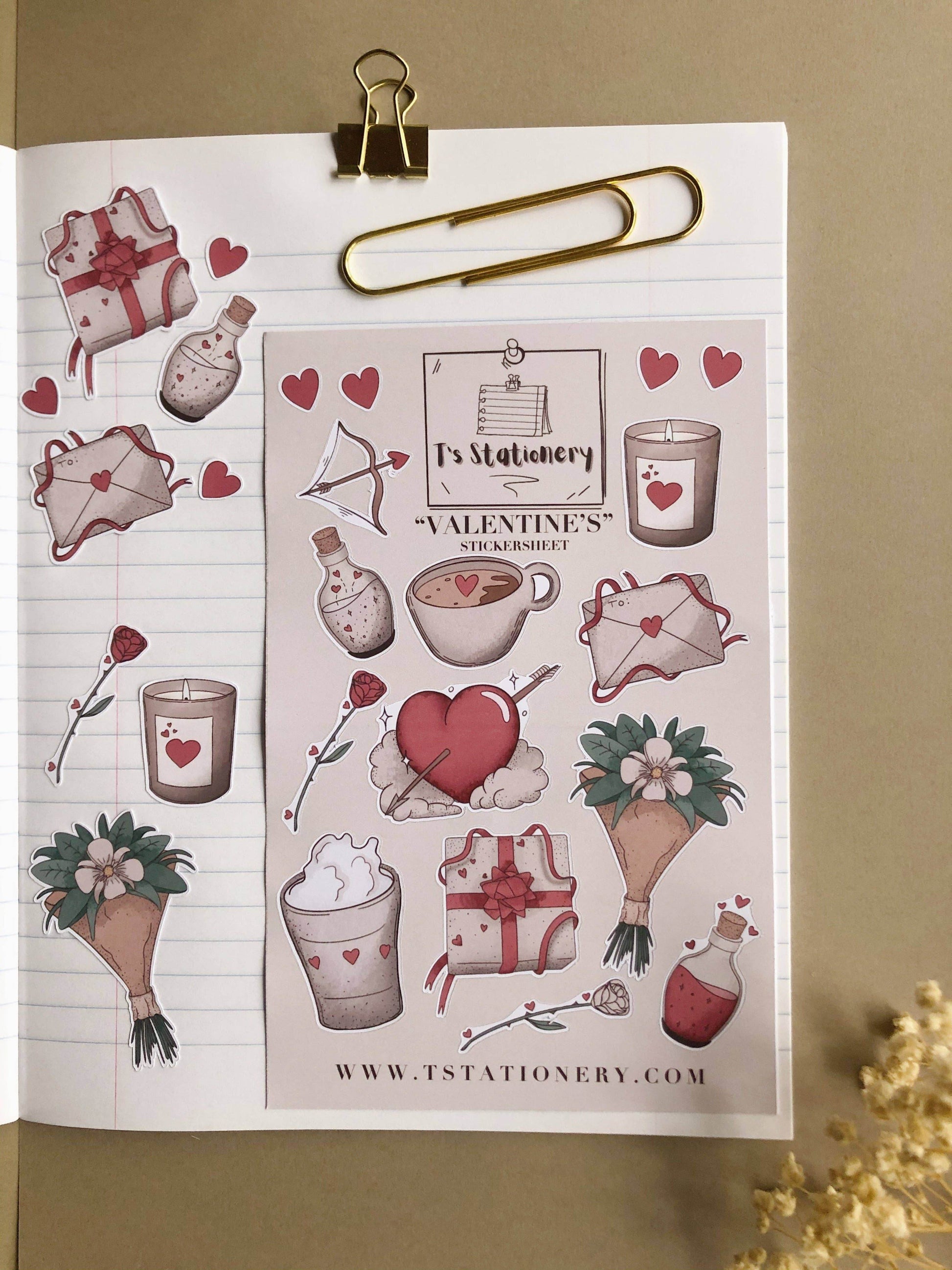 T's Stationery - „Valentijn” - The Dreamer's Bookshop.