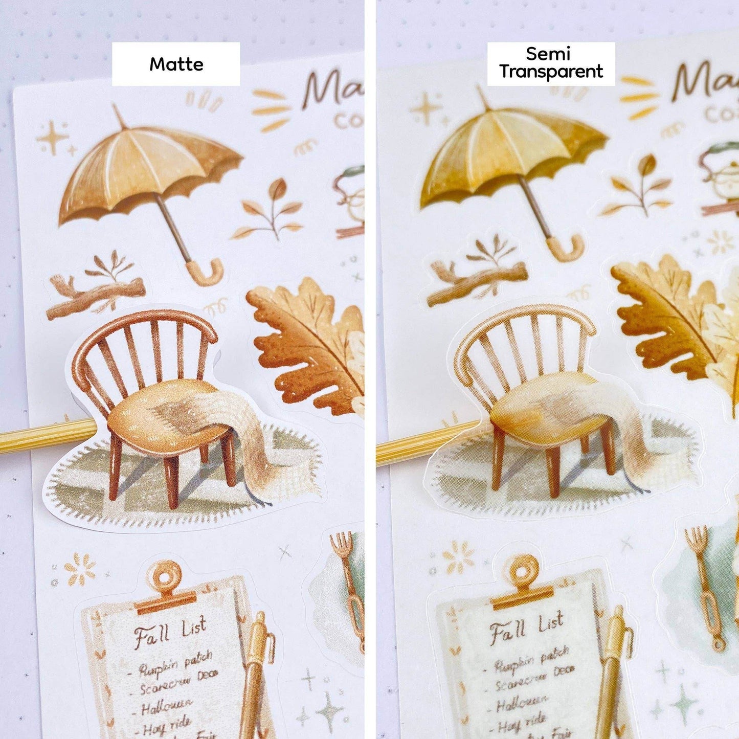 LETTOOn - Stickervel - Magical Cosy Fall - The Dreamer's Bookshop.