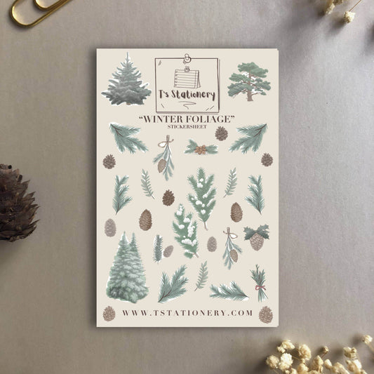 T's Stationery - „Winterblad” - The Dreamer's Bookshop.