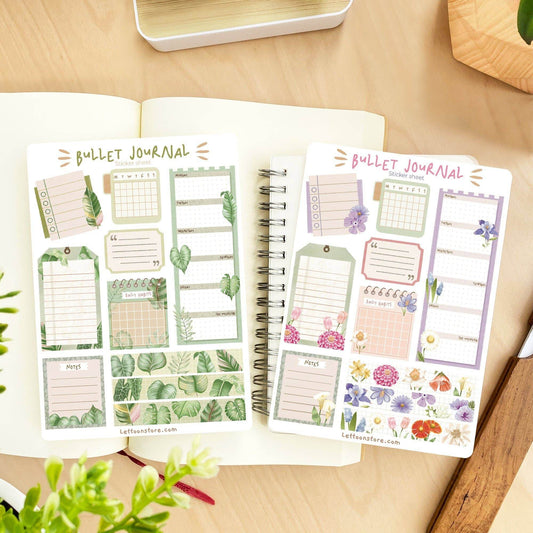 LETTOOn - Stickervel - Bullet Journal Essentials - The Dreamer's Bookshop.