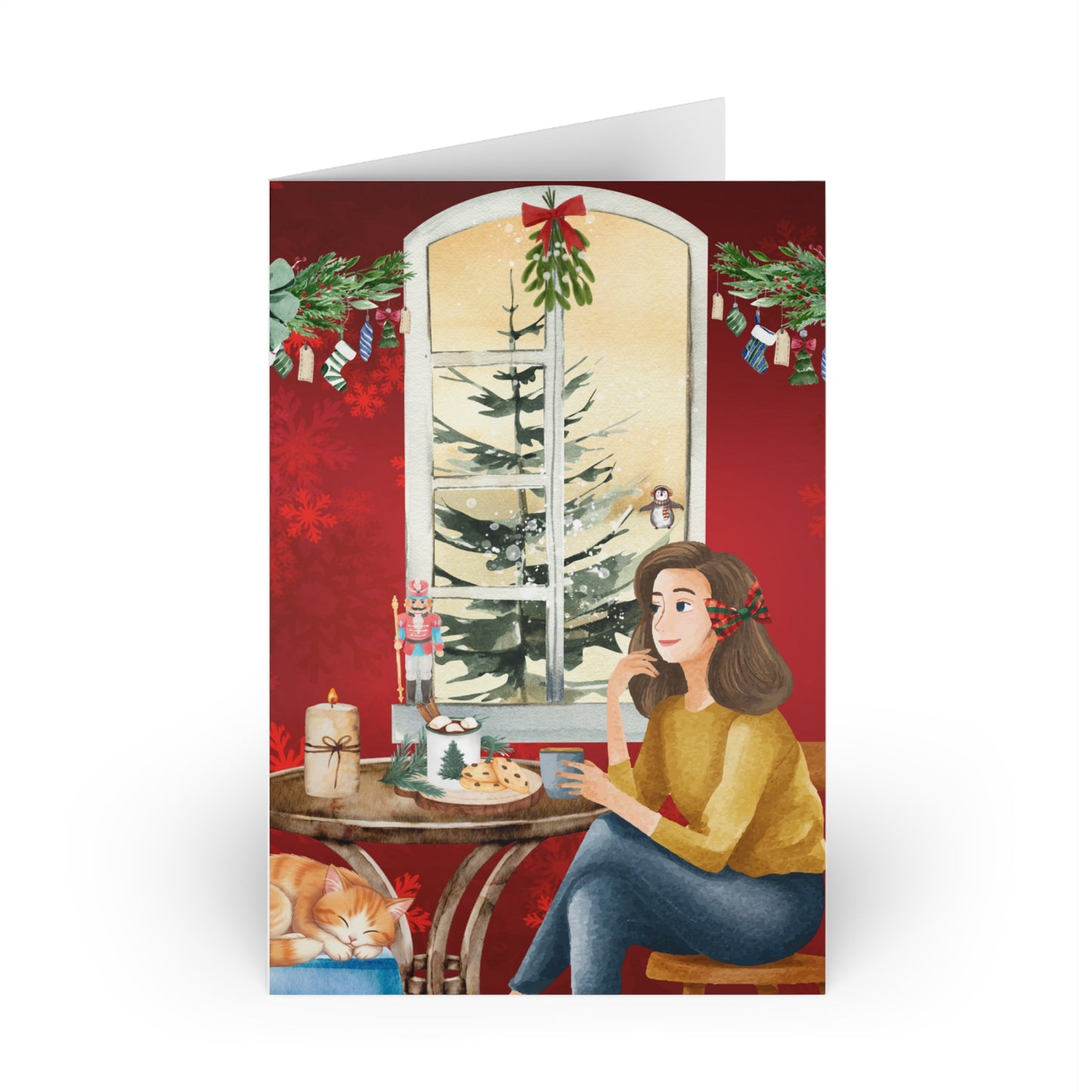 The Dreamer's Bookshop "Winter Bookshop" Christmas Card