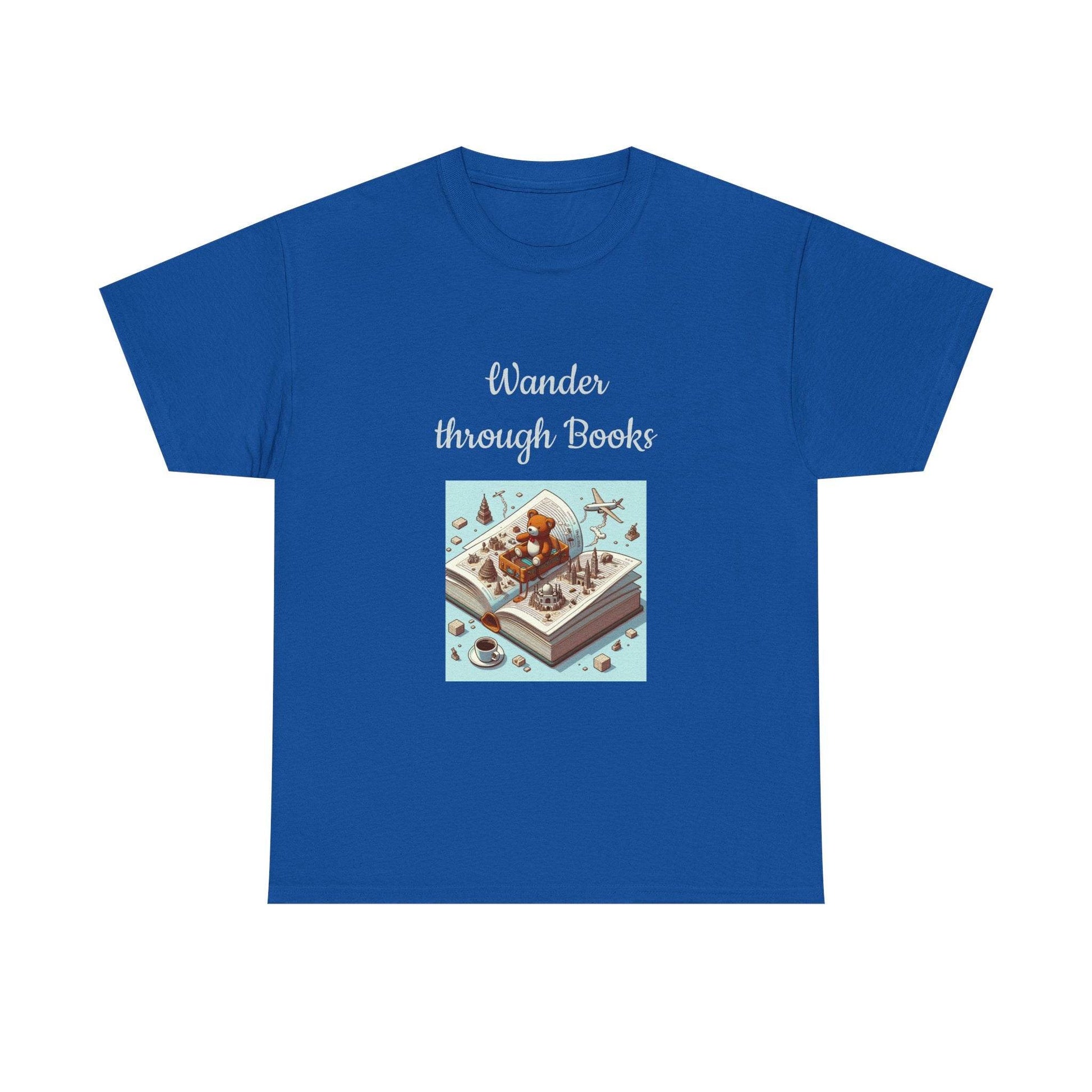 Wander - Unisex Heavy Cotton Tee for Book Lovers - The Dreamer's Bookshop.