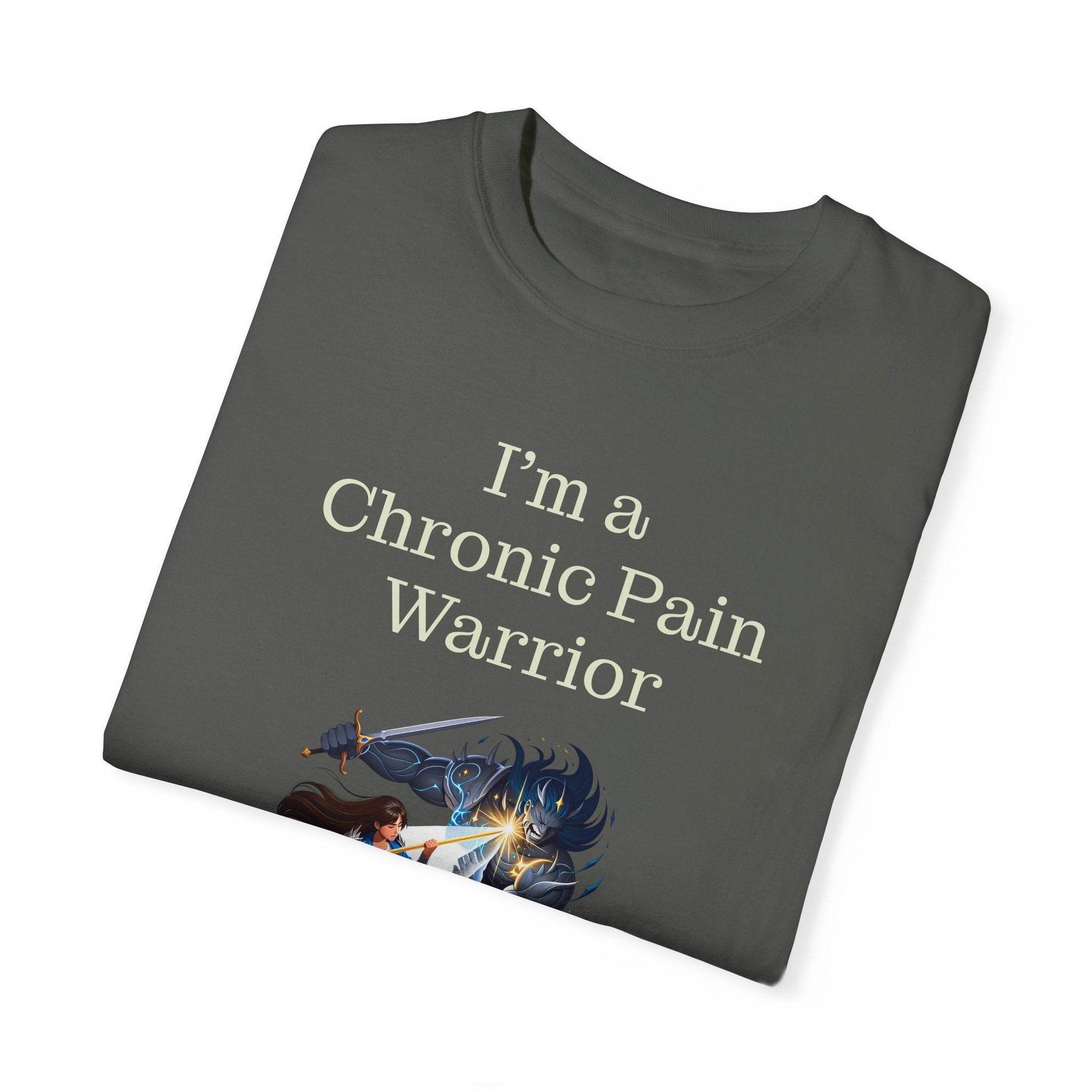 Chronic Pain Warrior Unisex T-Shirt - Empowering Tee for Healthcare Awareness - The Dreamer's Bookshop.