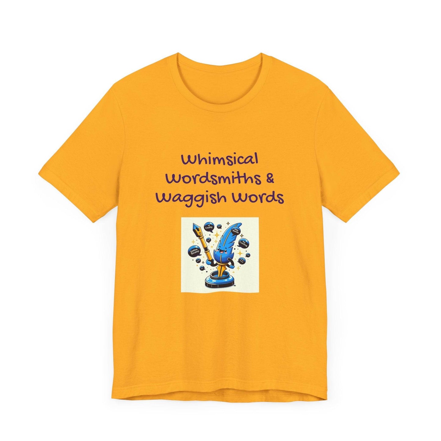 Whimsical Wordsmith Unisex Jersey Tee - Fun Graphic for Writers & Word Lovers - The Dreamer's Bookshop.