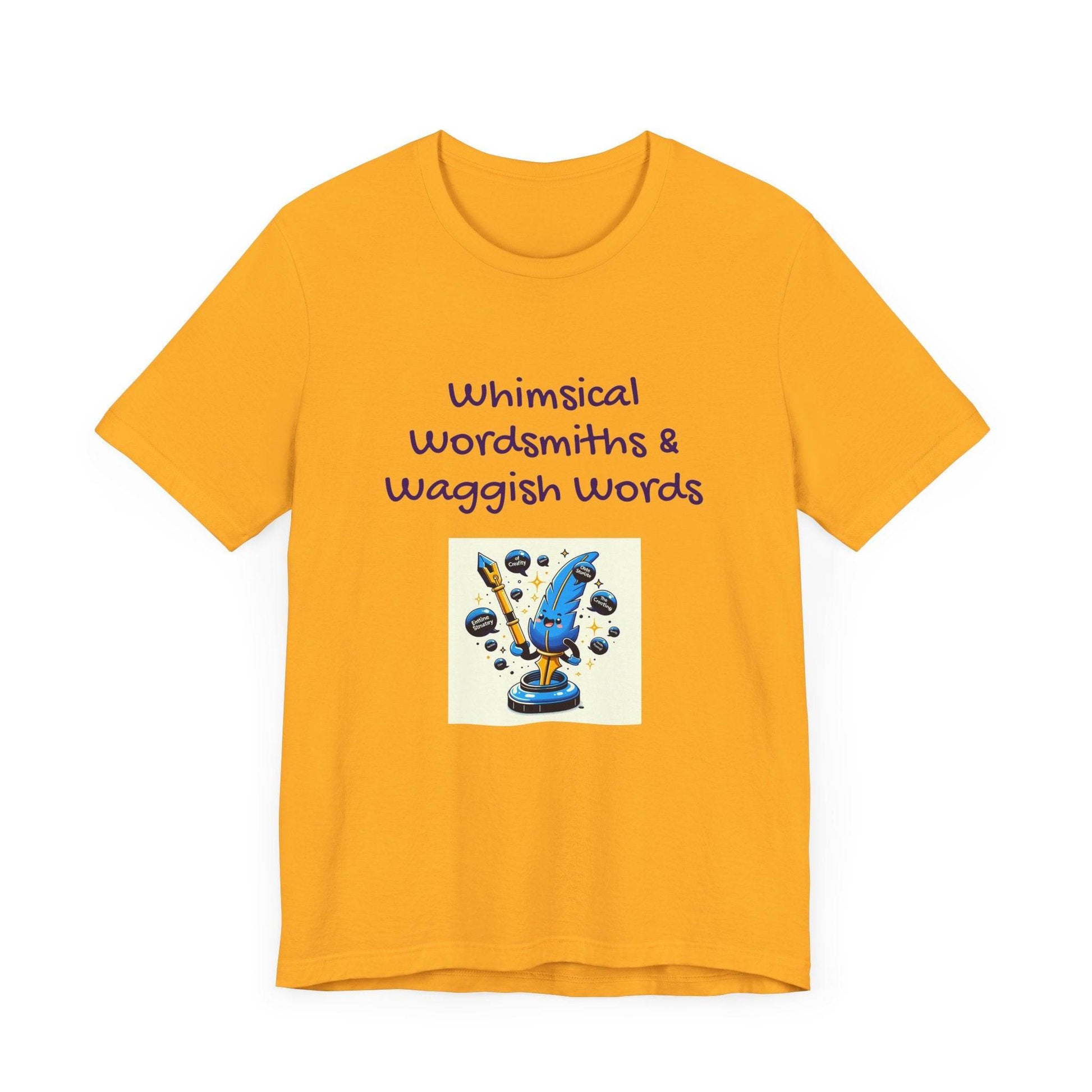 Whimsical Wordsmith Unisex Jersey Tee - Fun Graphic for Writers & Word Lovers - The Dreamer's Bookshop.