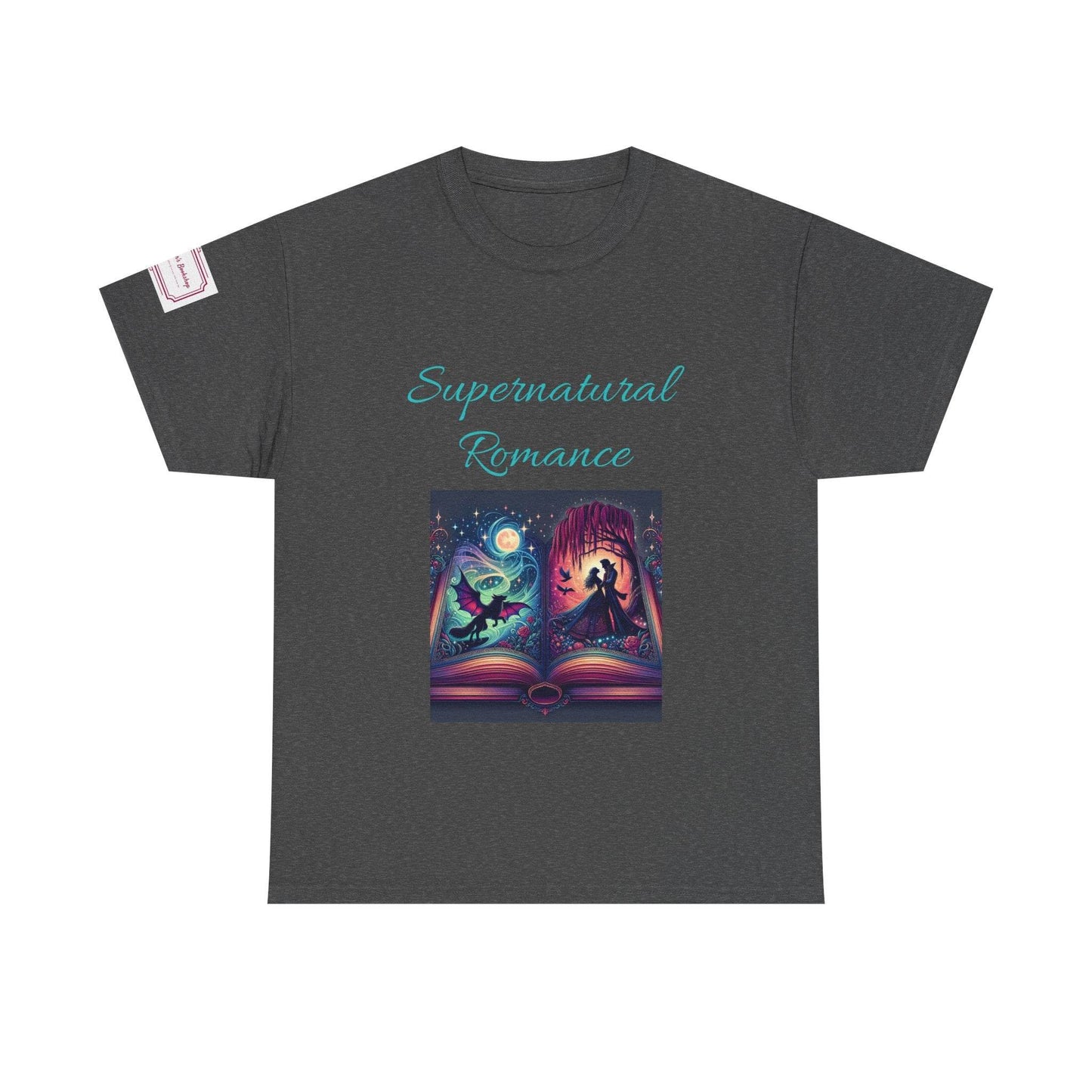 Fantasy - Graphic Unisex Heavy Cotton Tee - Supernatural Romance - The Dreamer's Bookshop.