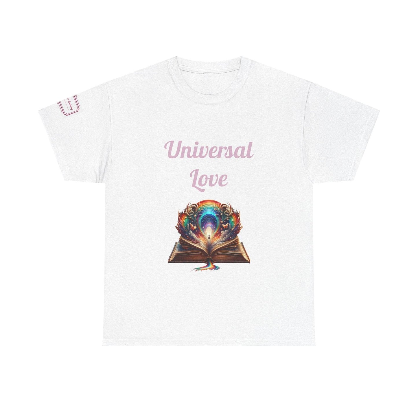 Universal Love - Graphic Unisex Heavy Cotton Tee - Queer Romance Books - The Dreamer's Bookshop.