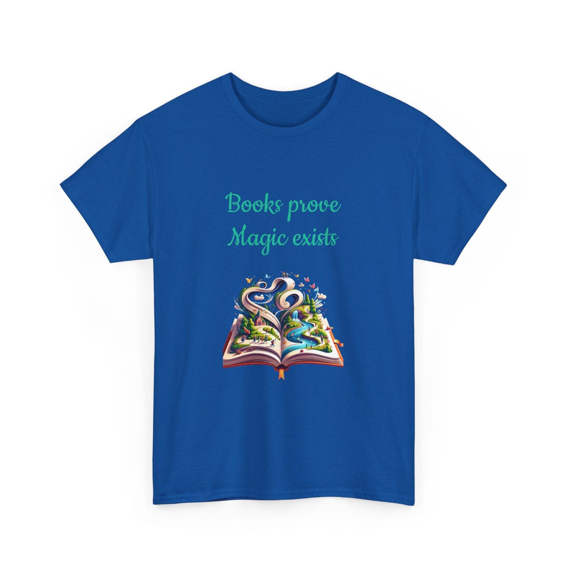 Magic Exists -A Unisex Heavy Cotton Tee - Perfect for Book Lovers - The Dreamer's Bookshop.