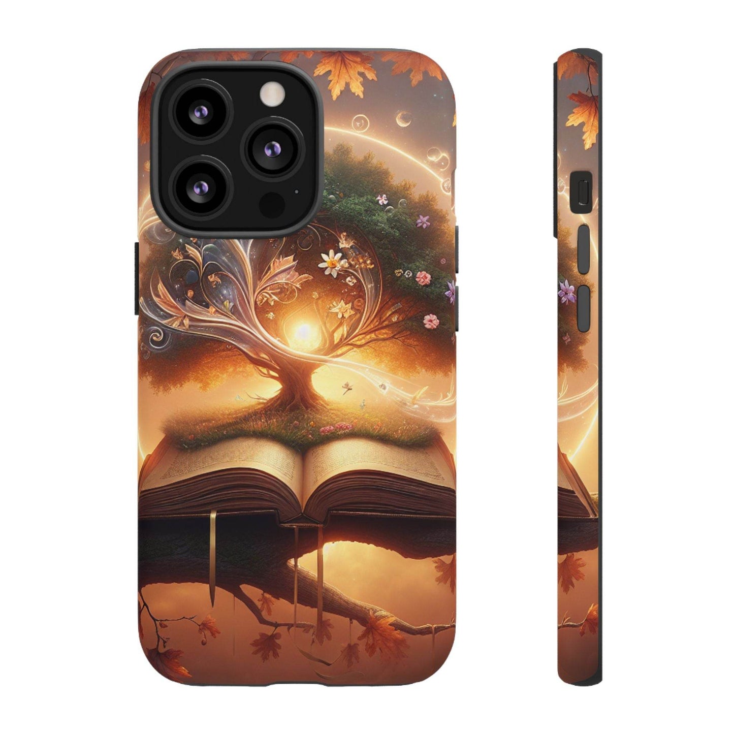 Nature-Inspired iPhone & Samsung Phone Case with Tree of Life Design - The Dreamer's Bookshop.
