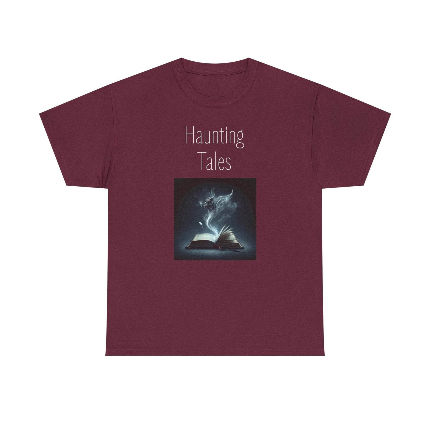 Haunting Tales - A Unisex Heavy Cotton Tee - Perfect Gift for Book Lovers - The Dreamer's Bookshop.