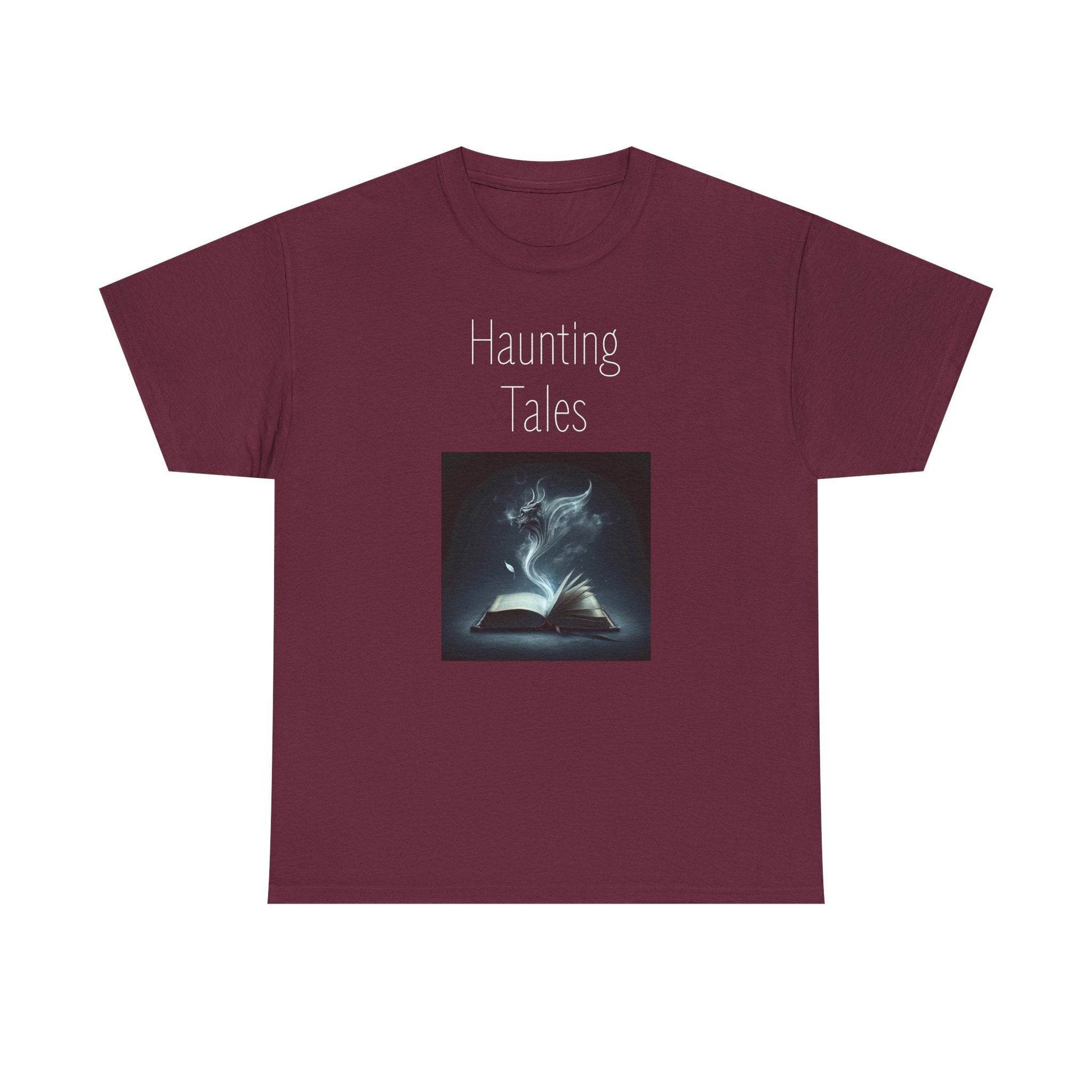 Haunting Tales - A Unisex Heavy Cotton Tee - Perfect Gift for Book Lovers - The Dreamer's Bookshop.