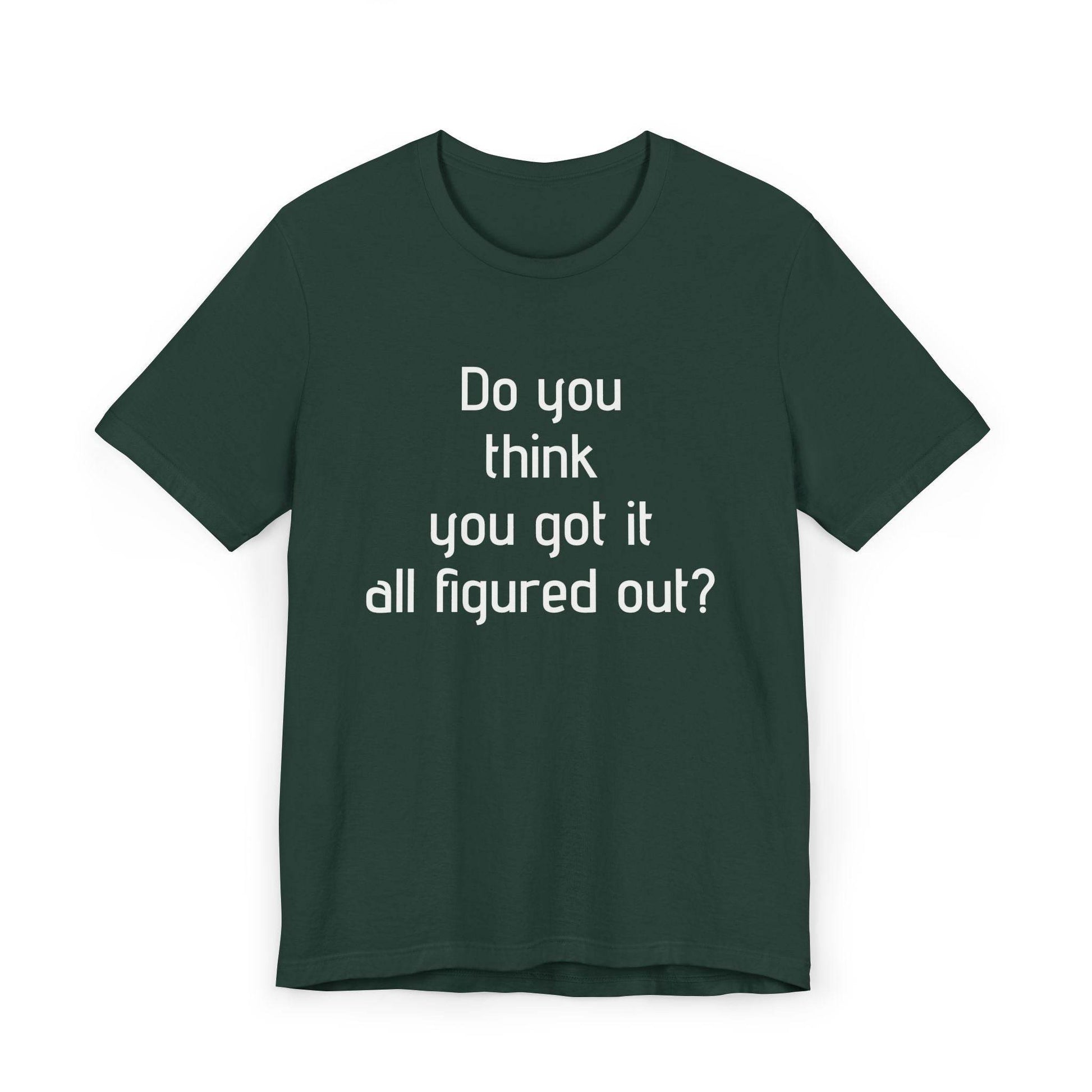 Inspirational Unisex Jersey T-Shirt - Think Again Vibe - The Dreamer's Bookshop.