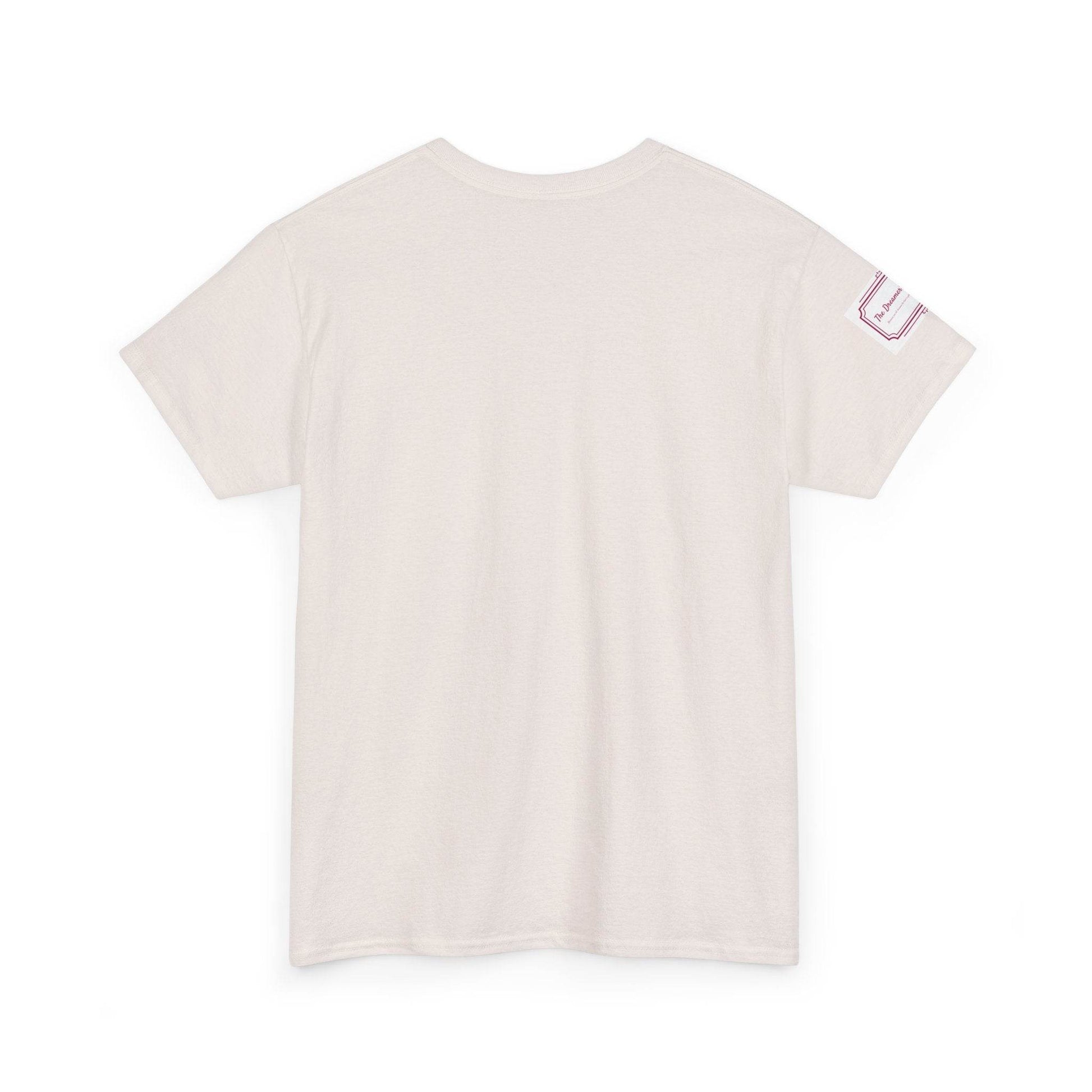 Library, Fantasy, Reality - Graphic Unisex Heavy Cotton Tee - Book Lovers - The Dreamer's Bookshop.