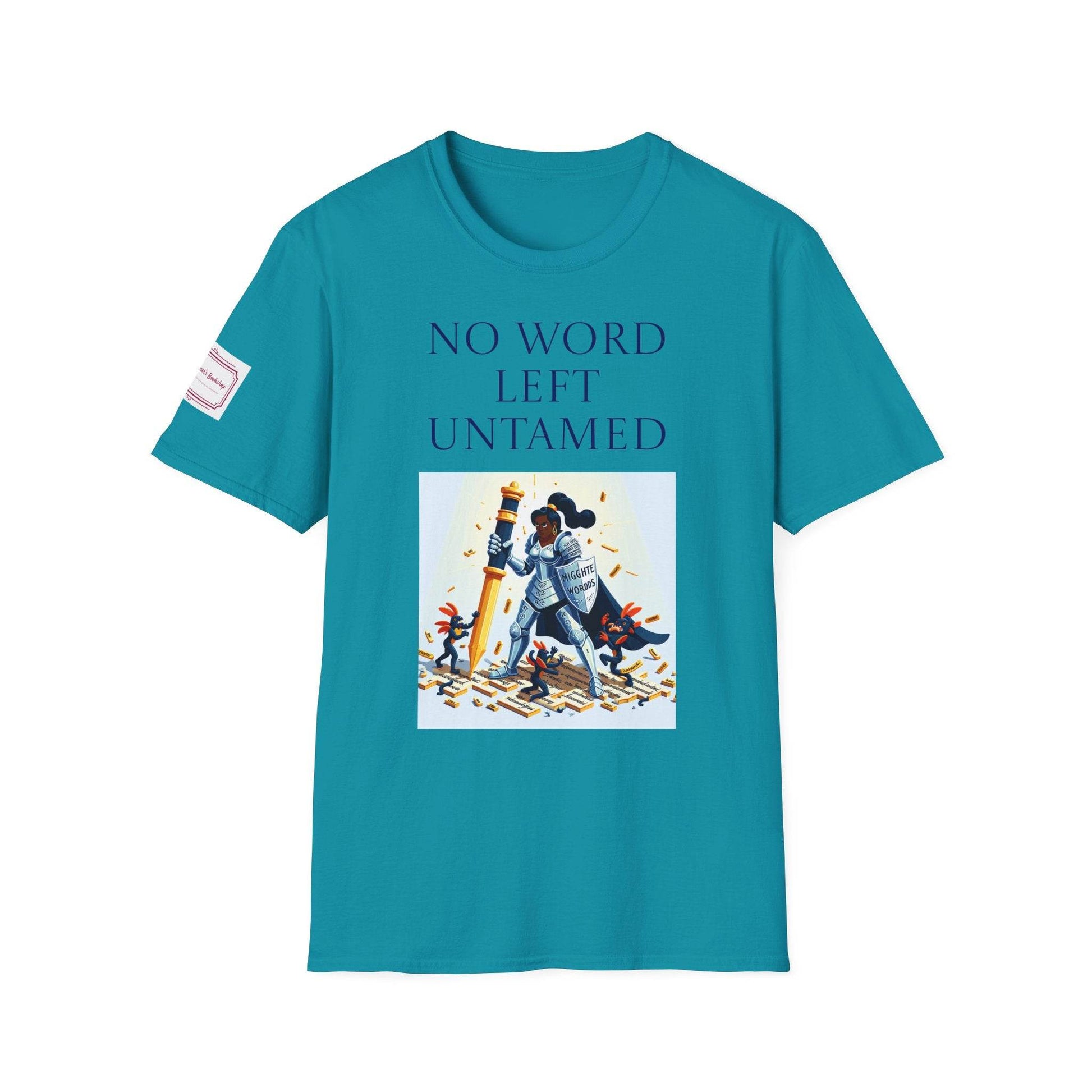 Inspirational Unisex Softstyle T-Shirt - 'No Word' Motivational Design - The Dreamer's Bookshop.