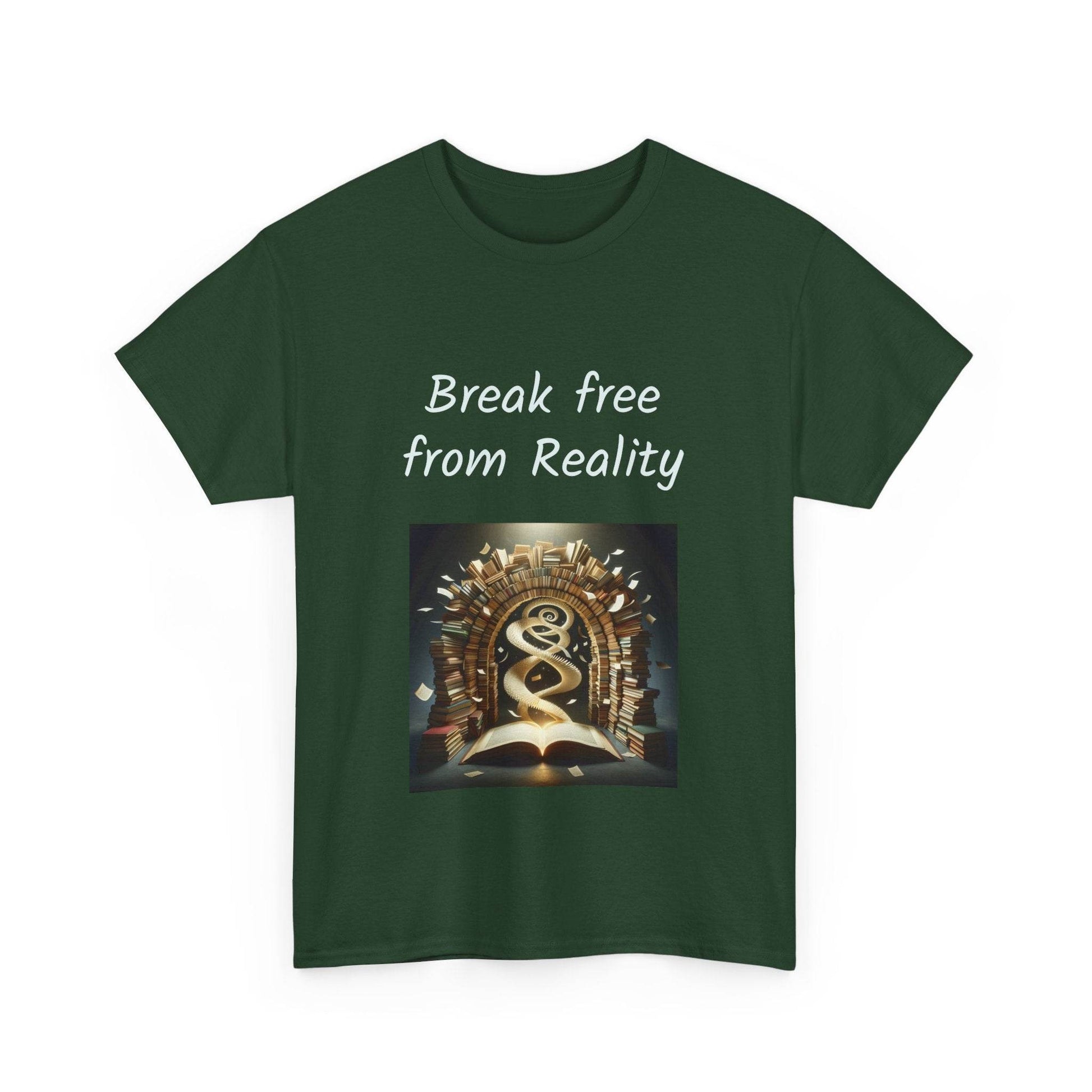 Break Free - Unisex Heavy Cotton Tee - Book Lovers - The Dreamer's Bookshop.