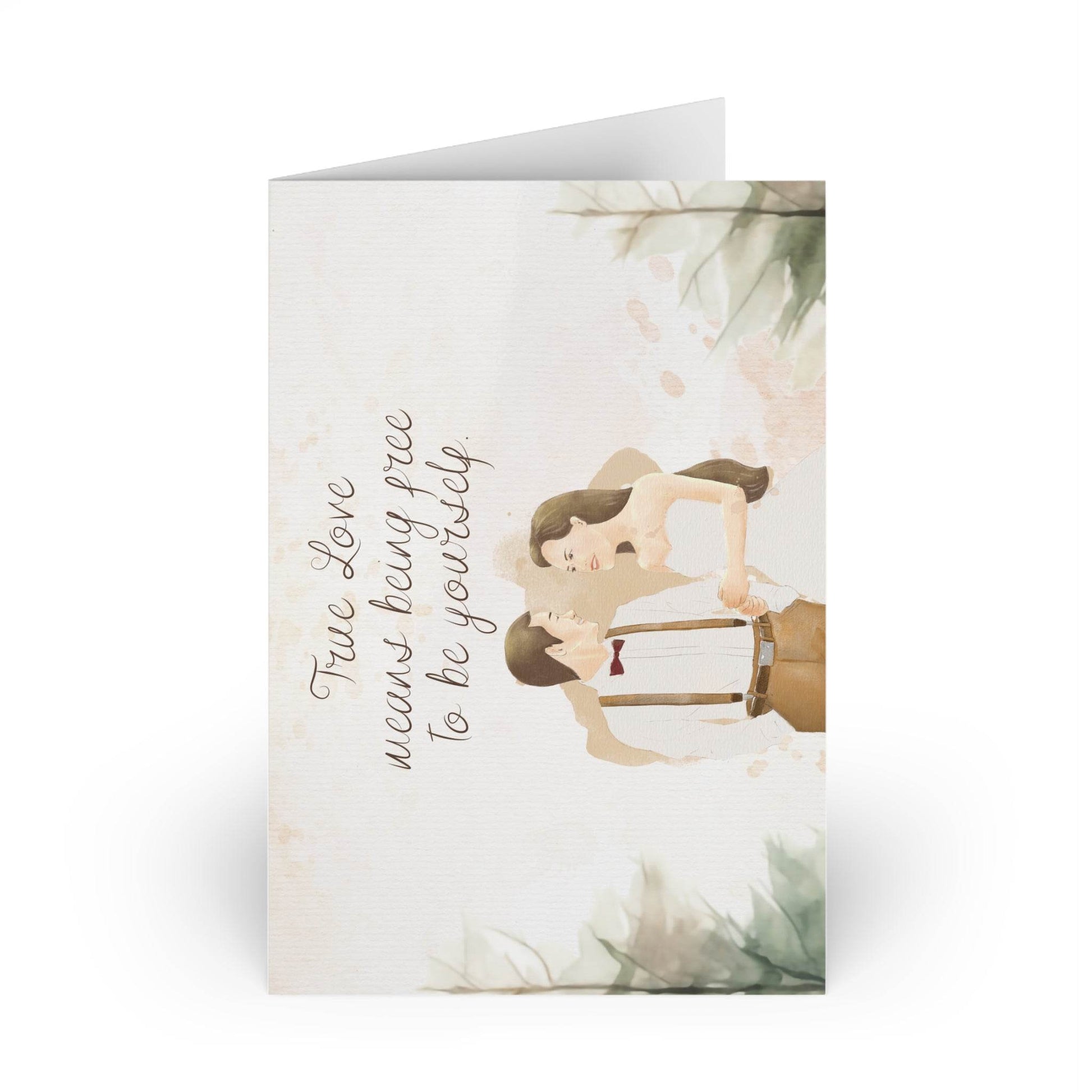 The Dreamer's Bookshop Cute "True Love" Wedding Card - The Dreamer's Bookshop.