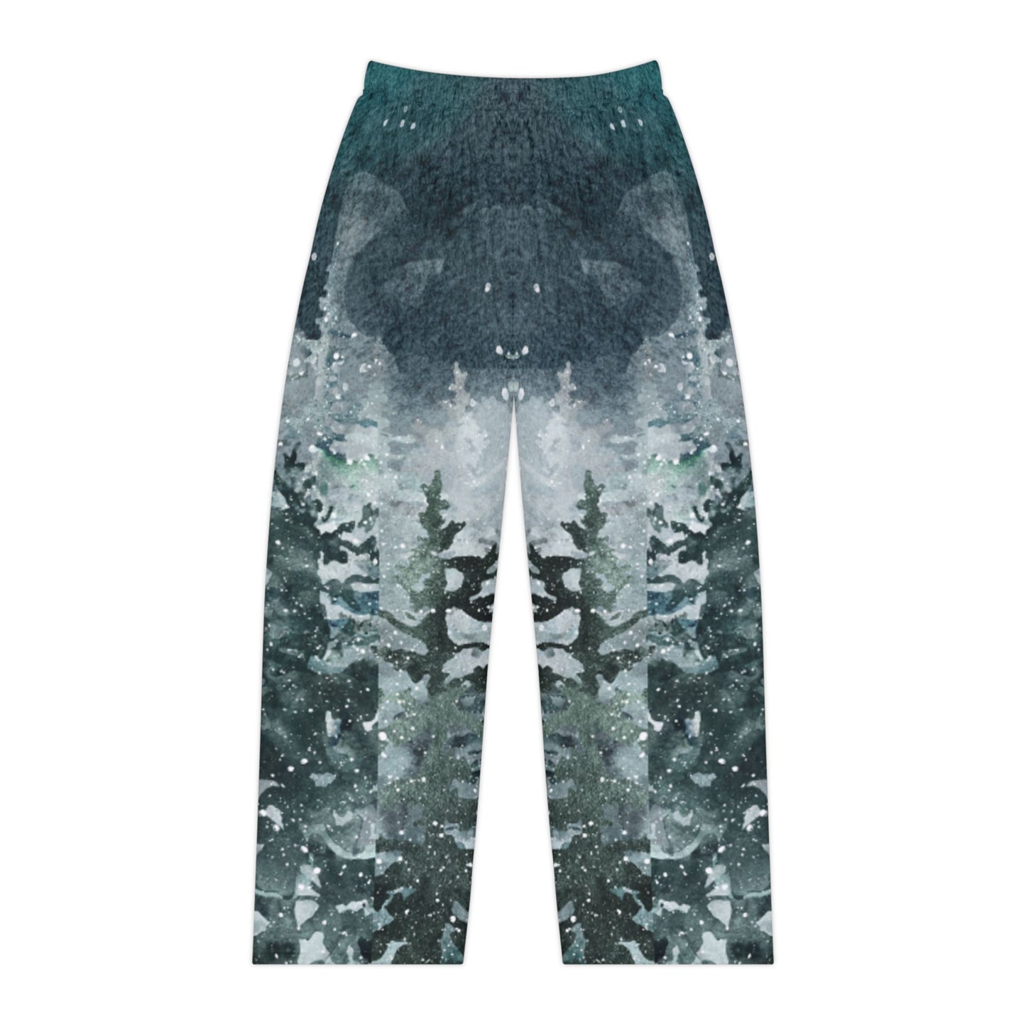 Winter Forest Pajama Pants – Women's Cozy All-Over Print Loungewear