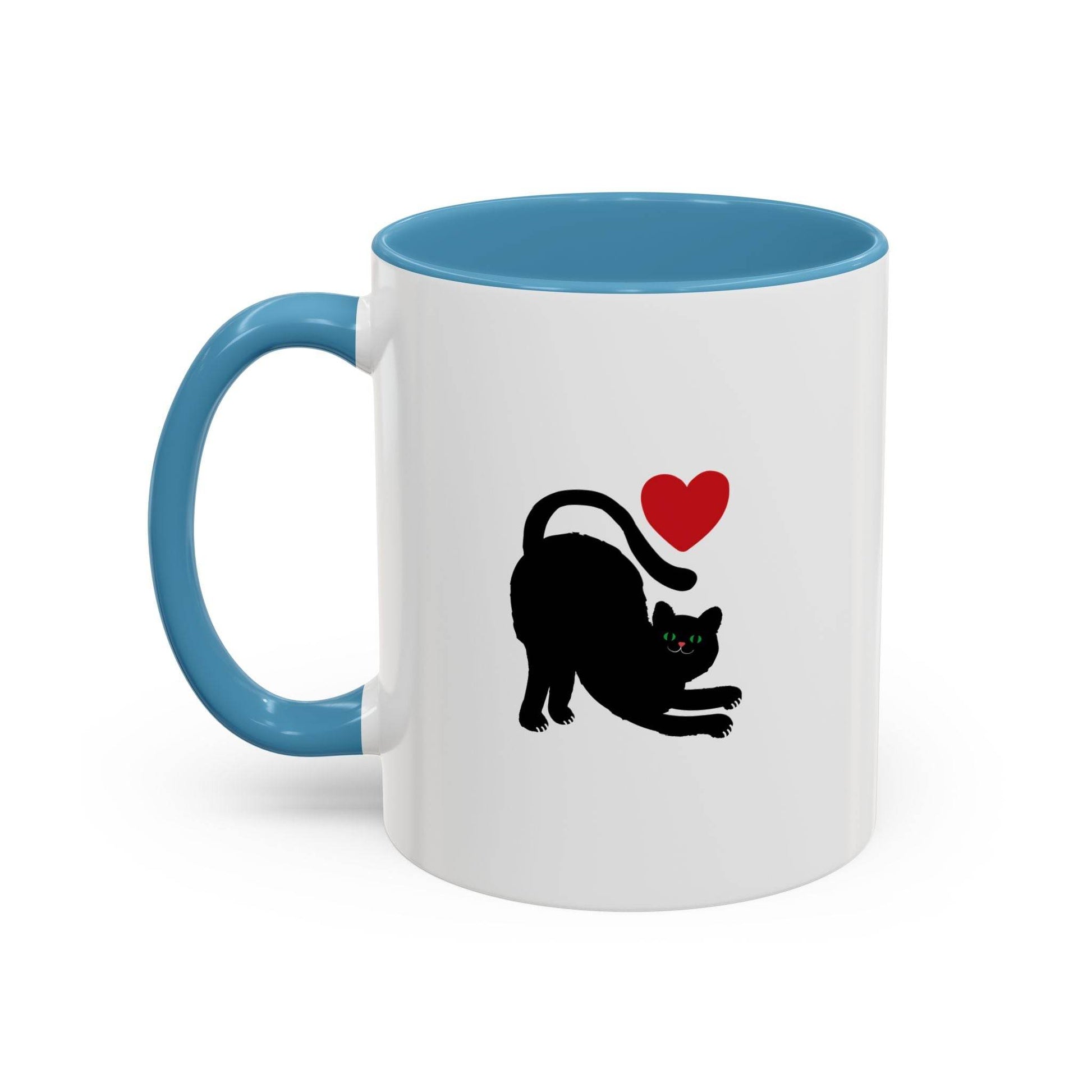 Playful Cat Love Mug - Cute Gift for Tea Lovers - The Dreamer's Bookshop.
