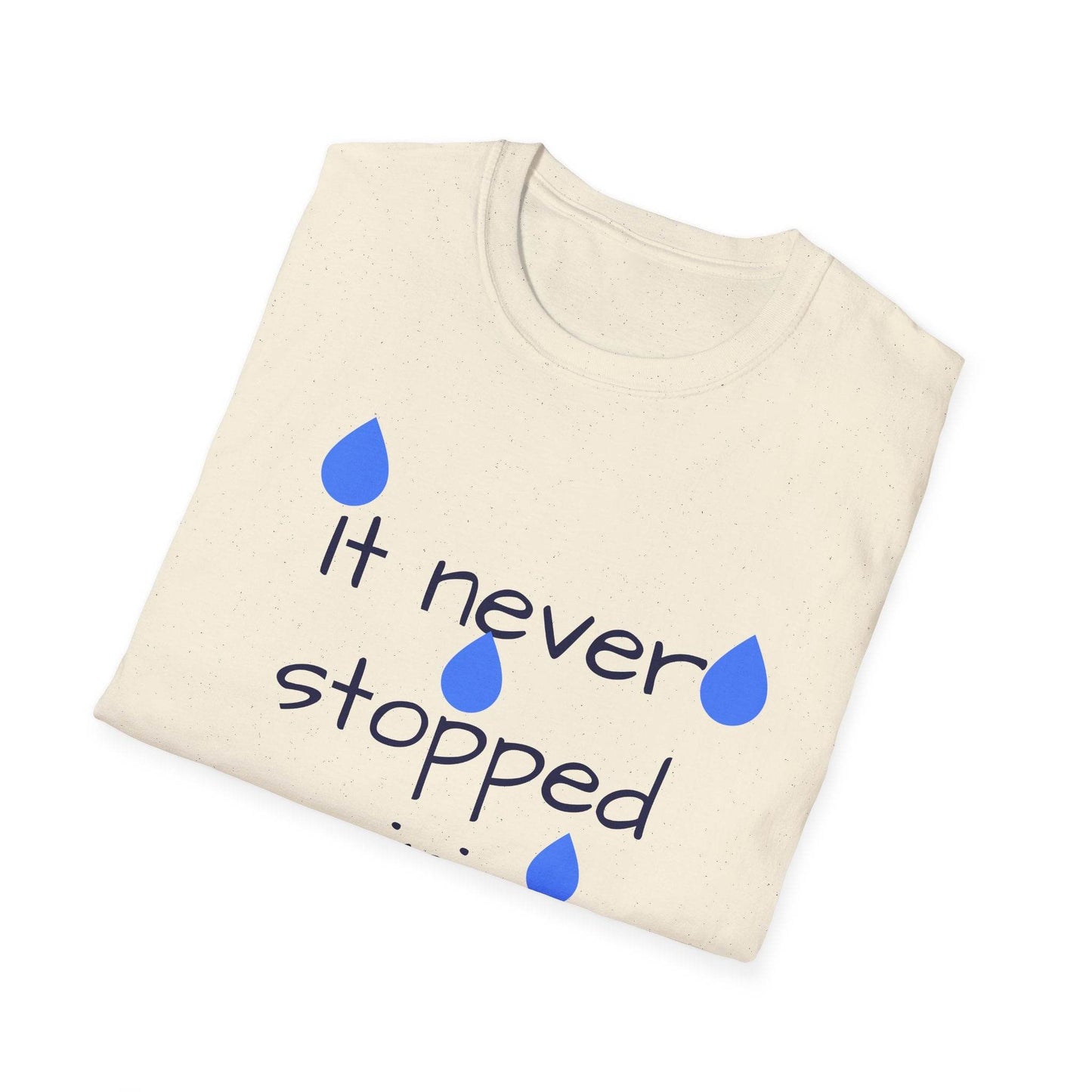 Inspirational Unisex Softstyle T-Shirt - 'Umbrella' Motivational Design - The Dreamer's Bookshop.