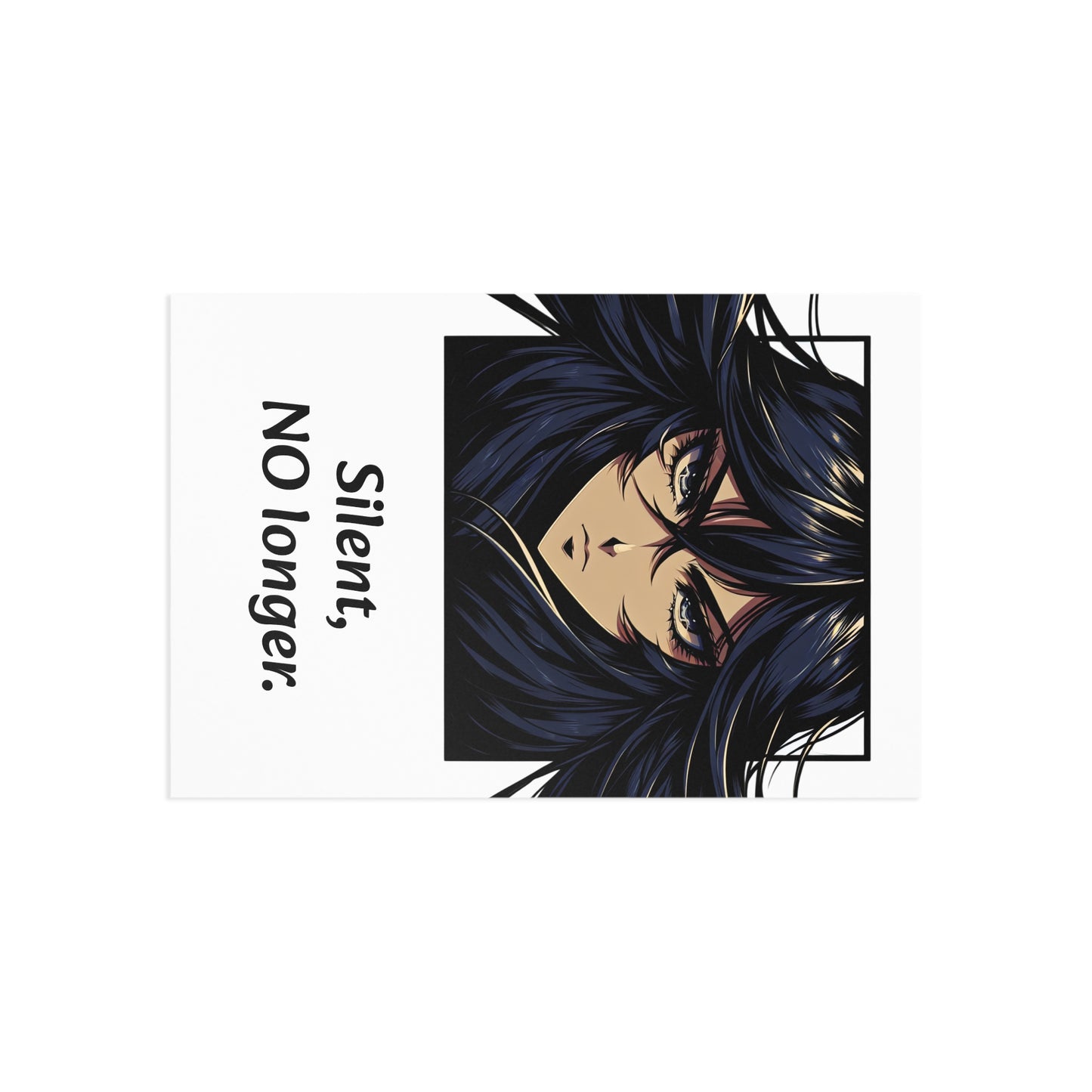 The Dreamer's Bookshop Survivor "Silent, NO longer" Art Print Card - The Dreamer's Bookshop.