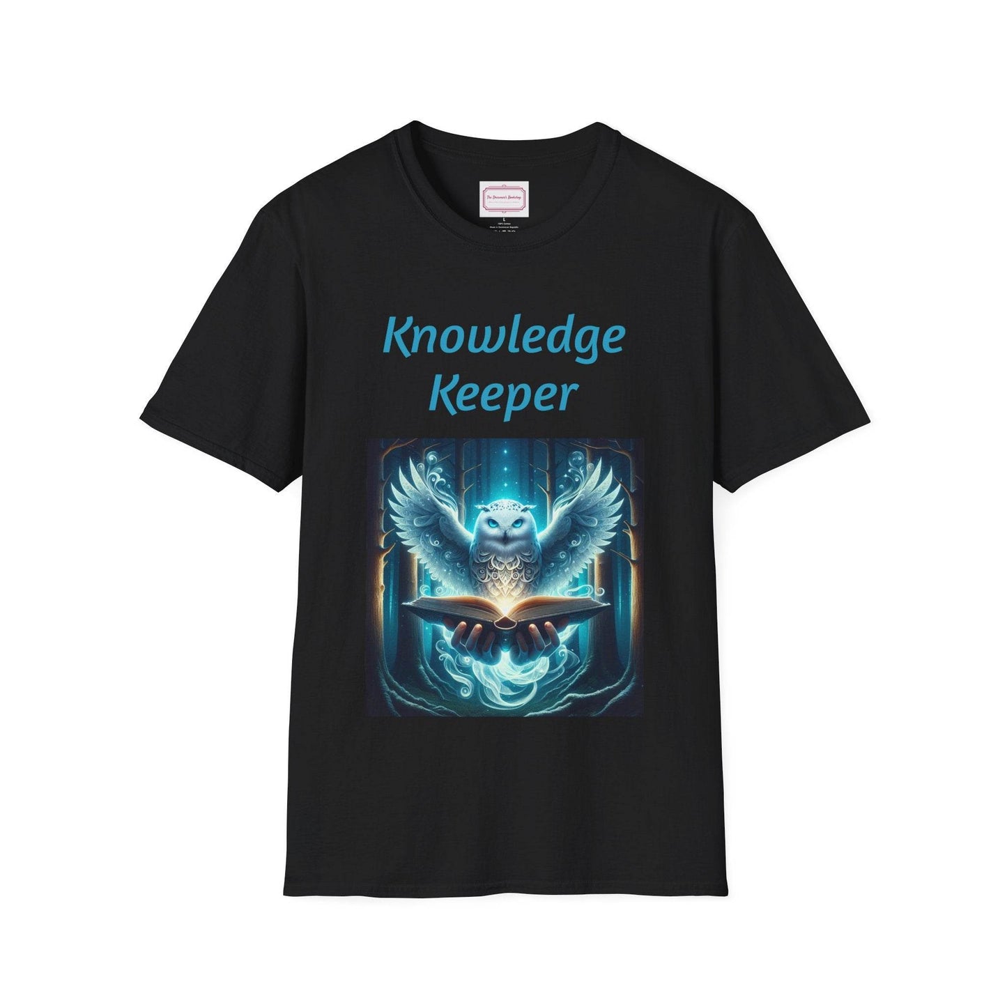 Knowledge Keeper Owl T-Shirt for Book Lovers - Proud Reader - The Dreamer's Bookshop.