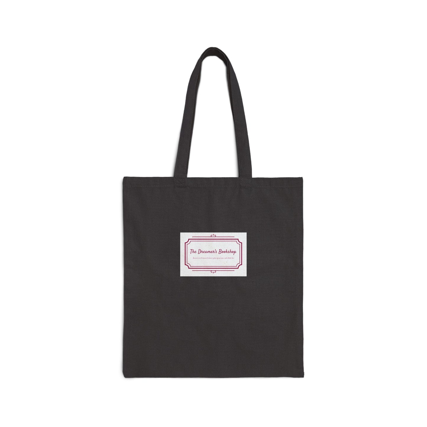 Merry Book-Mas Cotton Canvas Tote Bag - Perfect for Writers & Dreamers