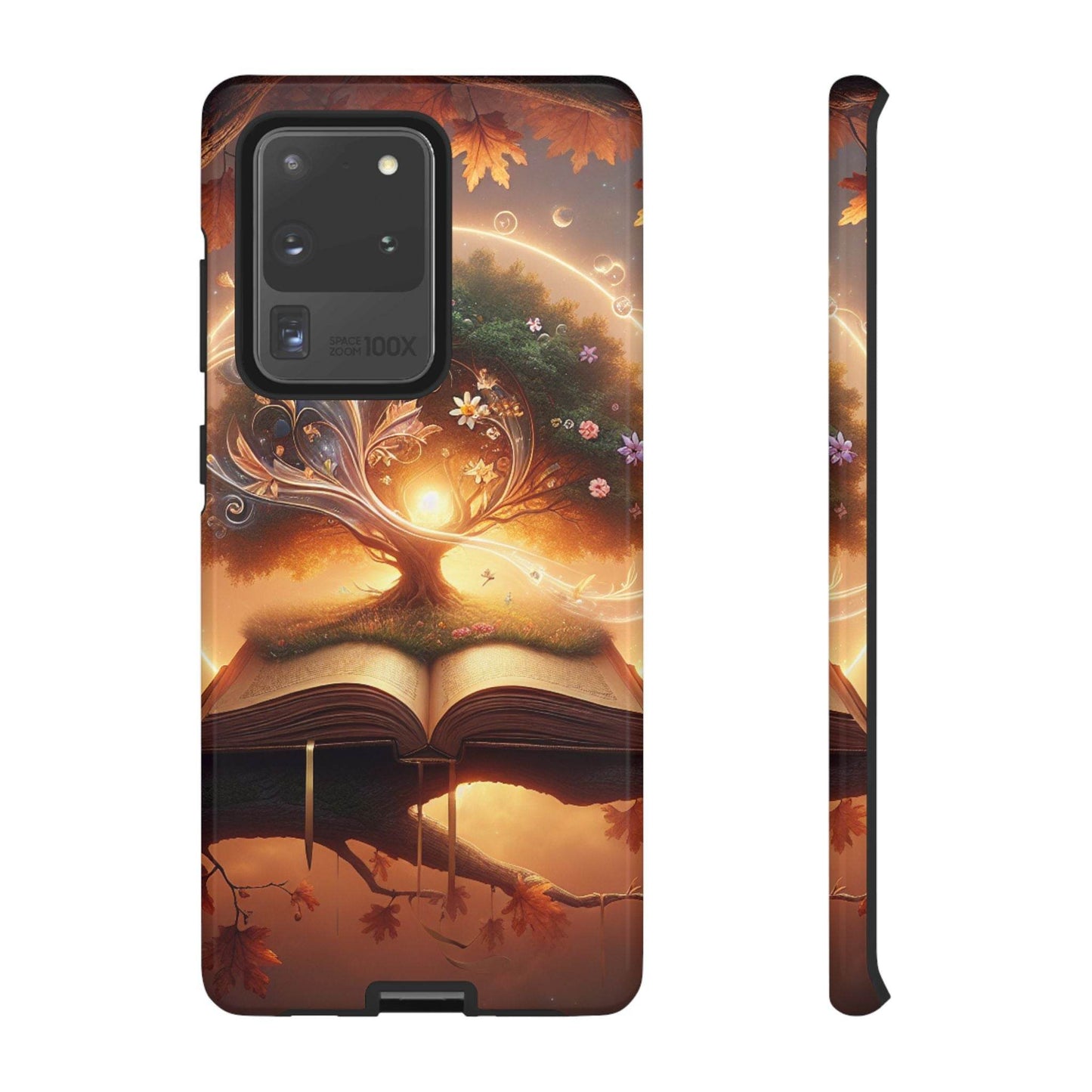 Nature-Inspired iPhone & Samsung Phone Case with Tree of Life Design - The Dreamer's Bookshop.