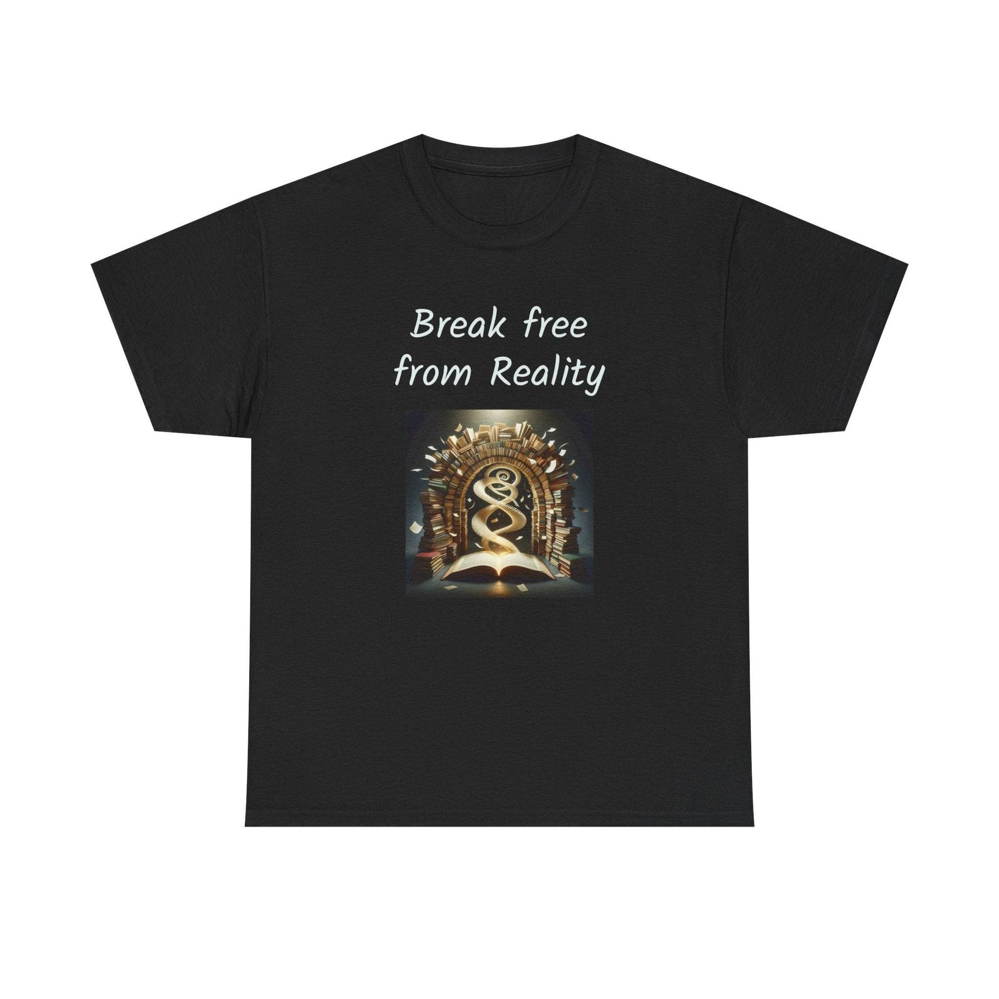 Break Free - Graphic Tee - Unisex Heavy Cotton T-Shirt - Book Lovers - The Dreamer's Bookshop.